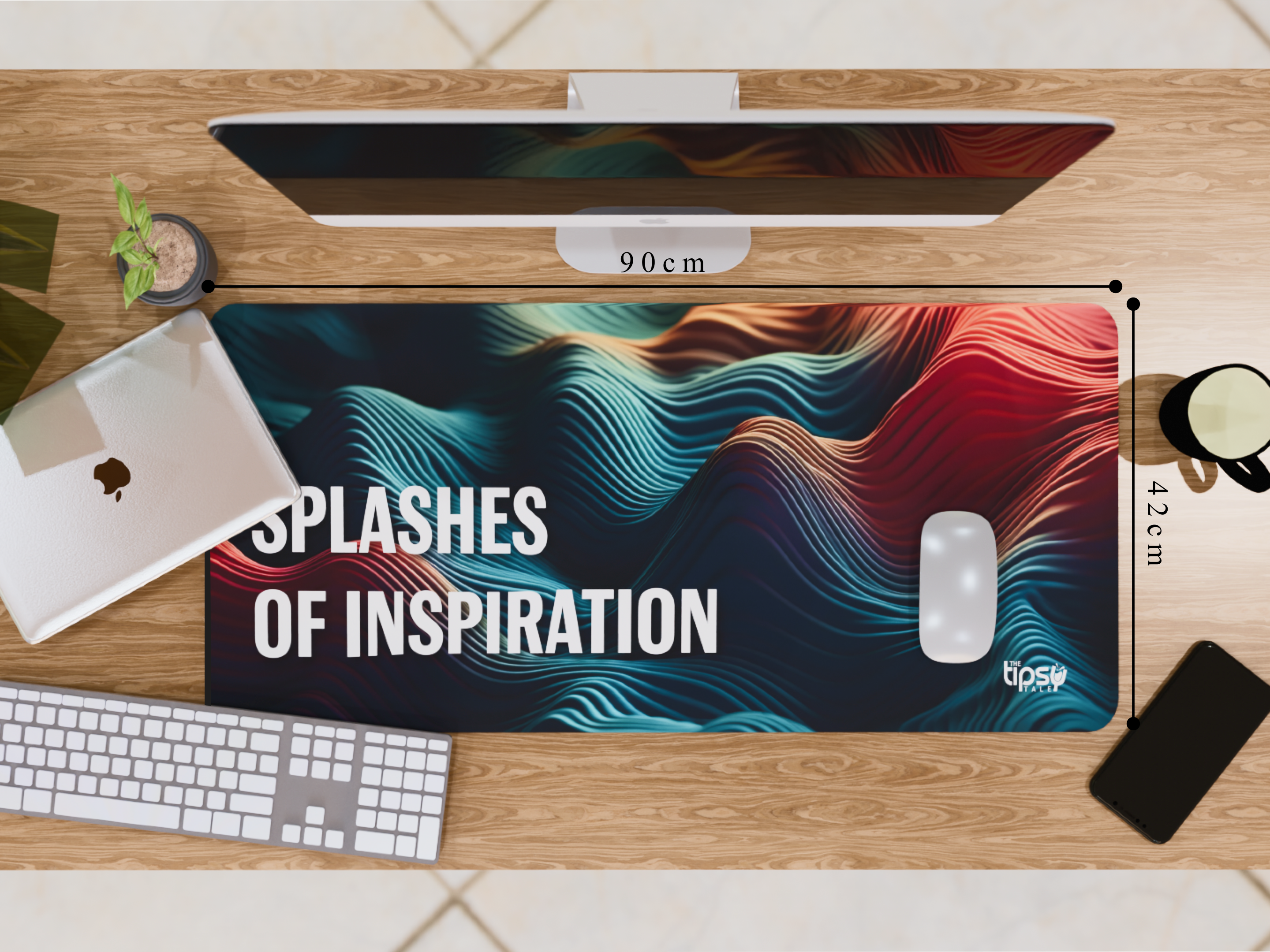 "Ideas Uncorked" Gaming Mousepad Elevate Your Gaming Experience
