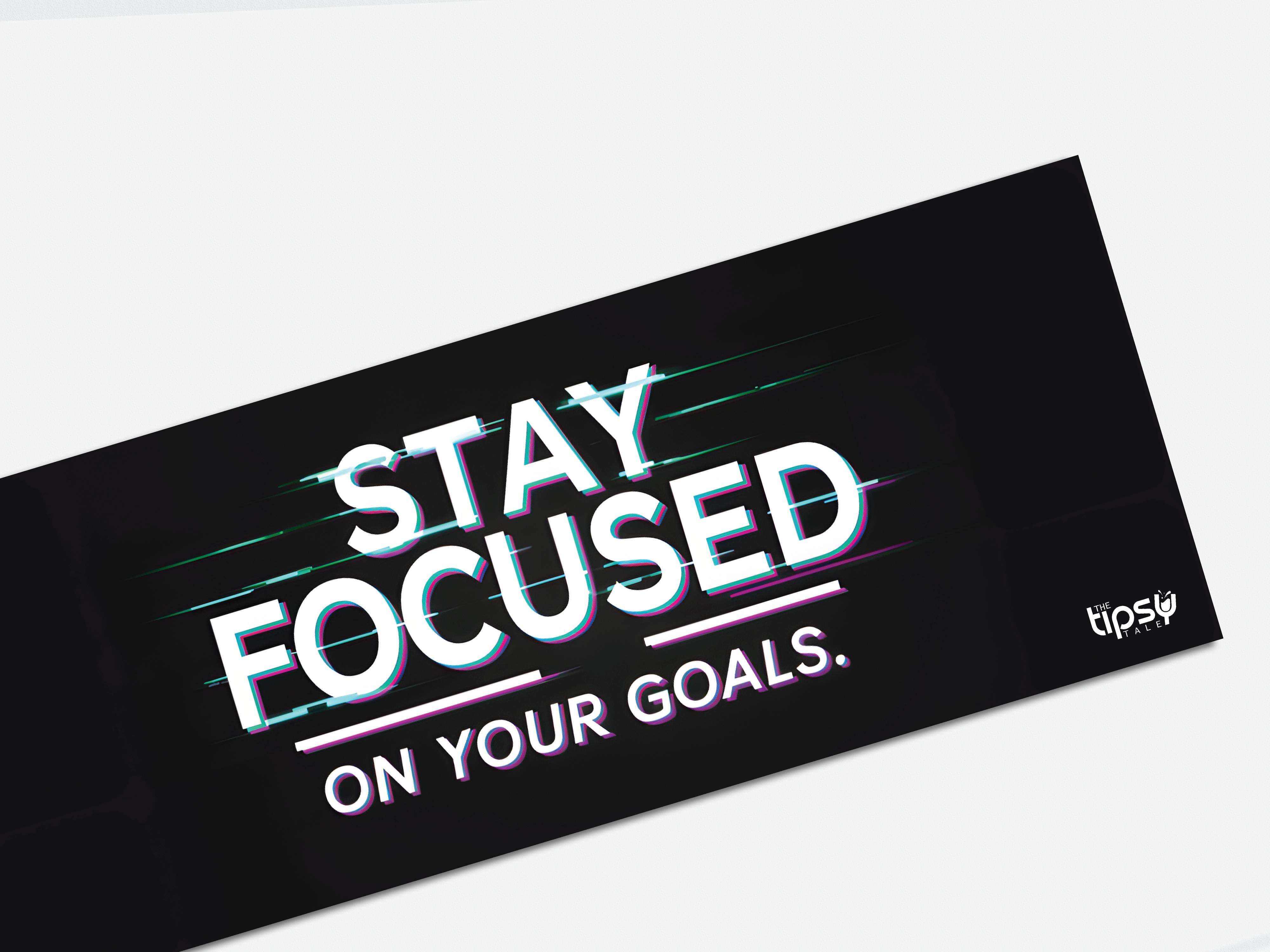 "Goal Focused" Gaming Mousepad Elevate Your Gaming Experience