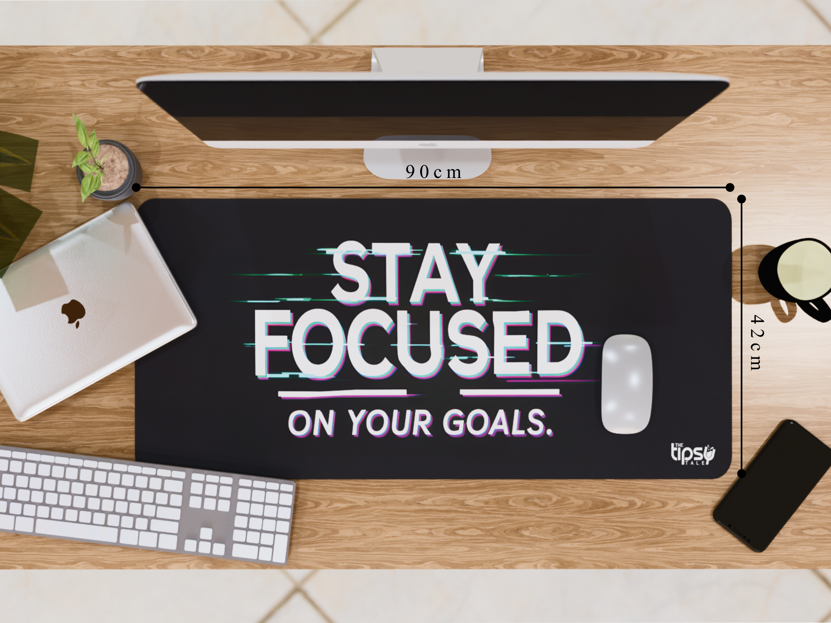 "Goal Focused" Gaming Mousepad Elevate Your Gaming Experience