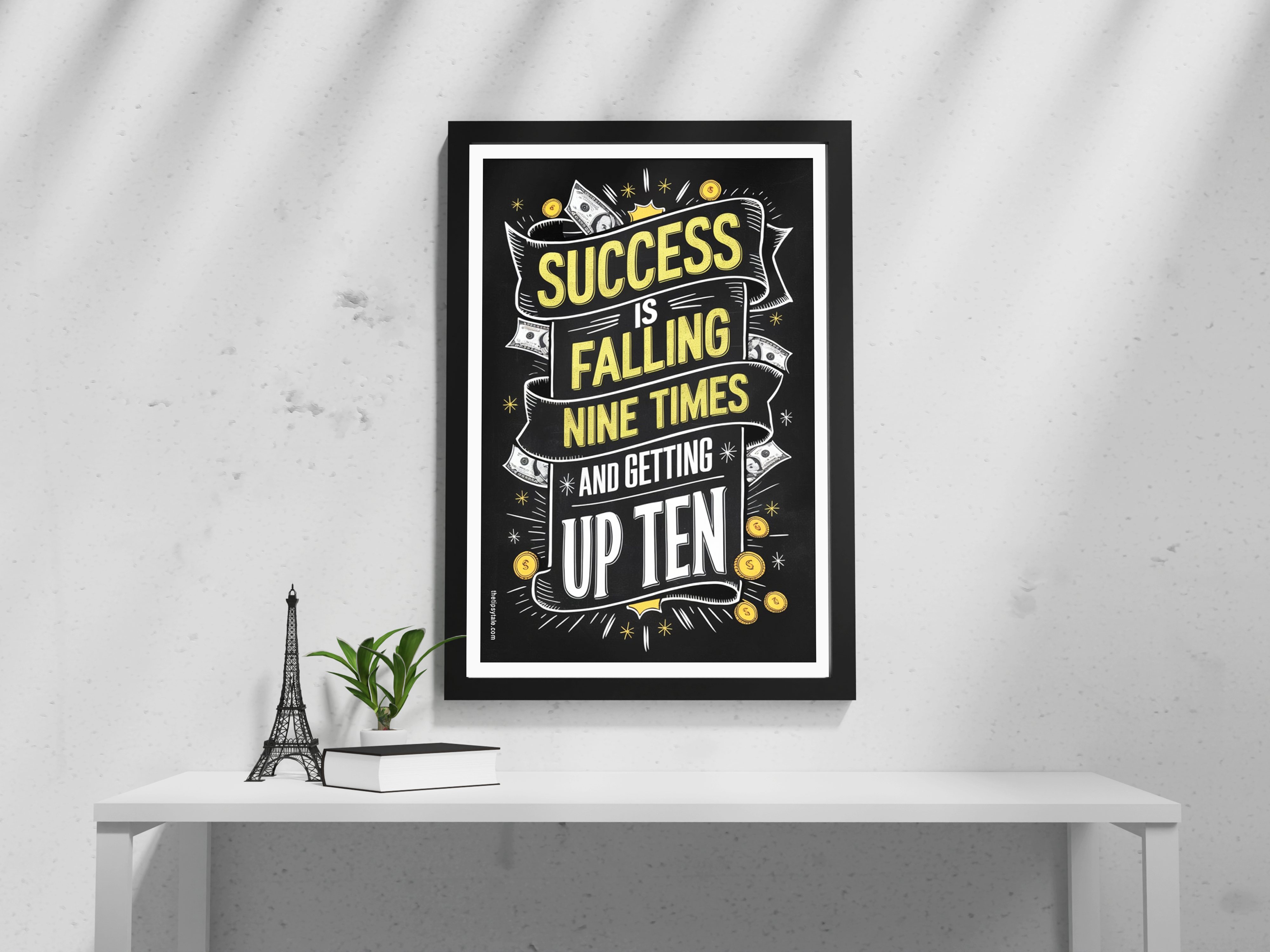 "The Success Code" Poster – Add a Touch of Personality to Your Space