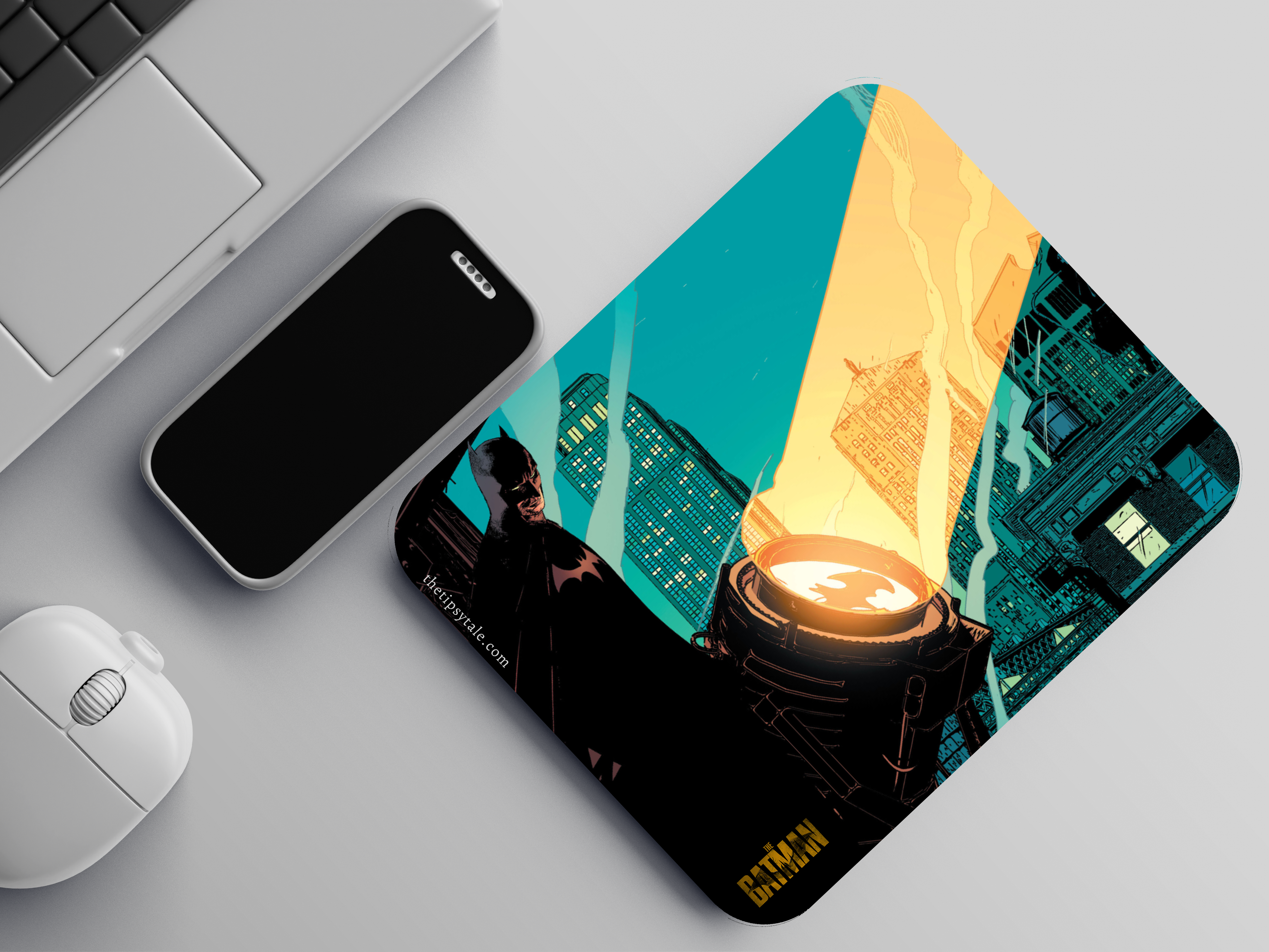"BatMan DC- Spotlight" Mousepad Enhance Your Workspace with Style