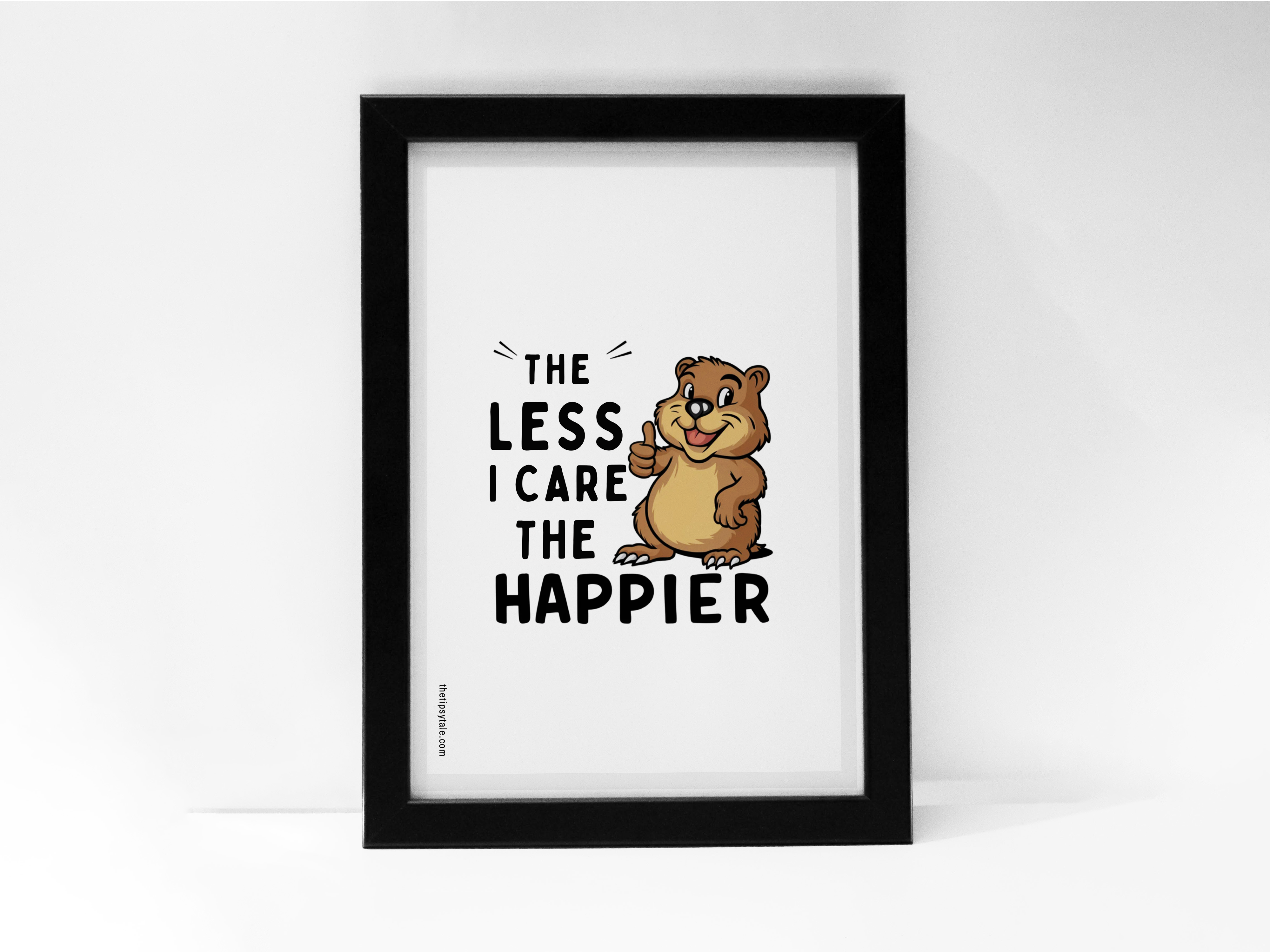 "Care Free Life" Poster – Add a Touch of Personality to Your Space