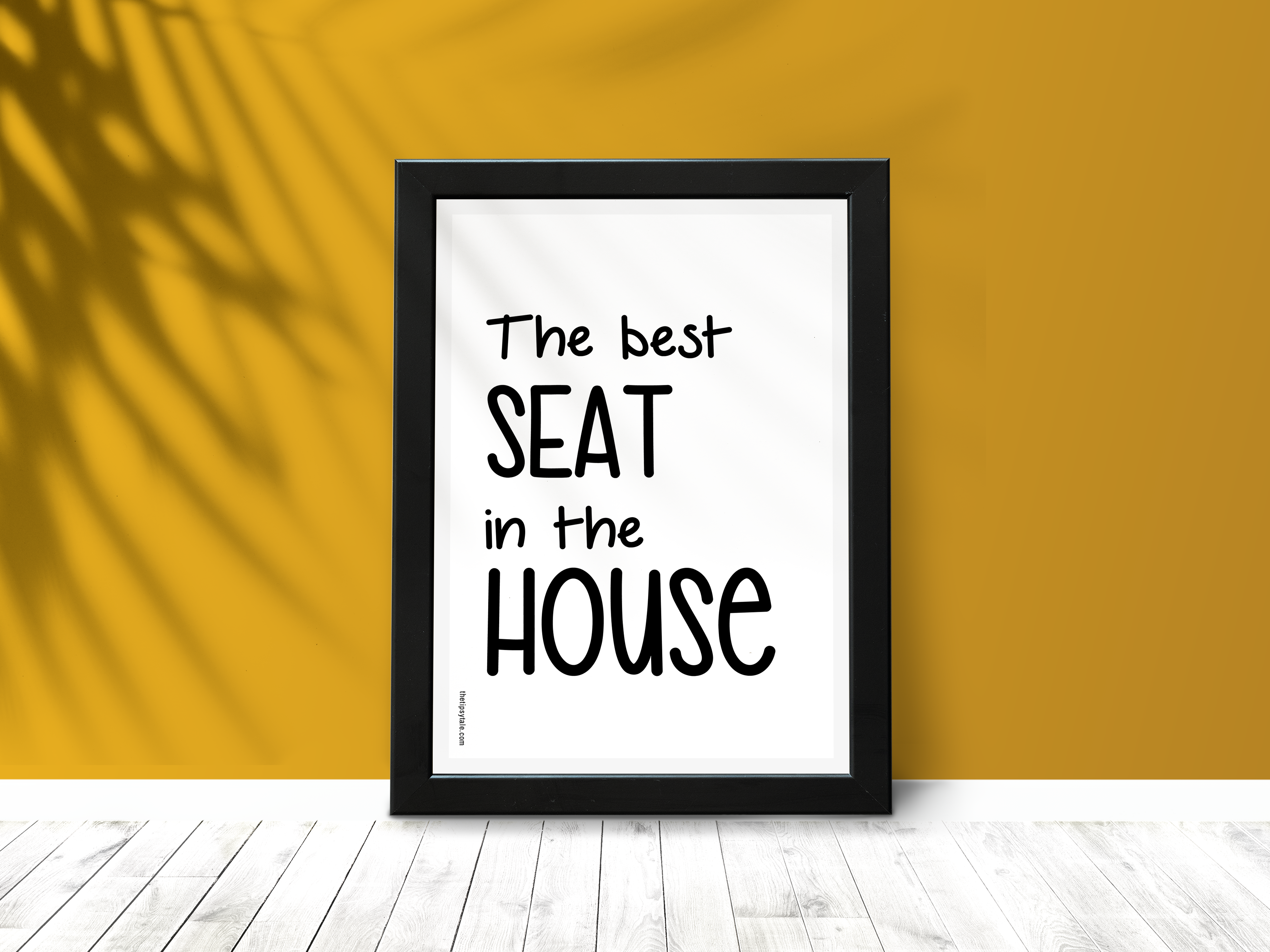 "The VIP Spot" Poster – Add a Touch of Personality to Your Space