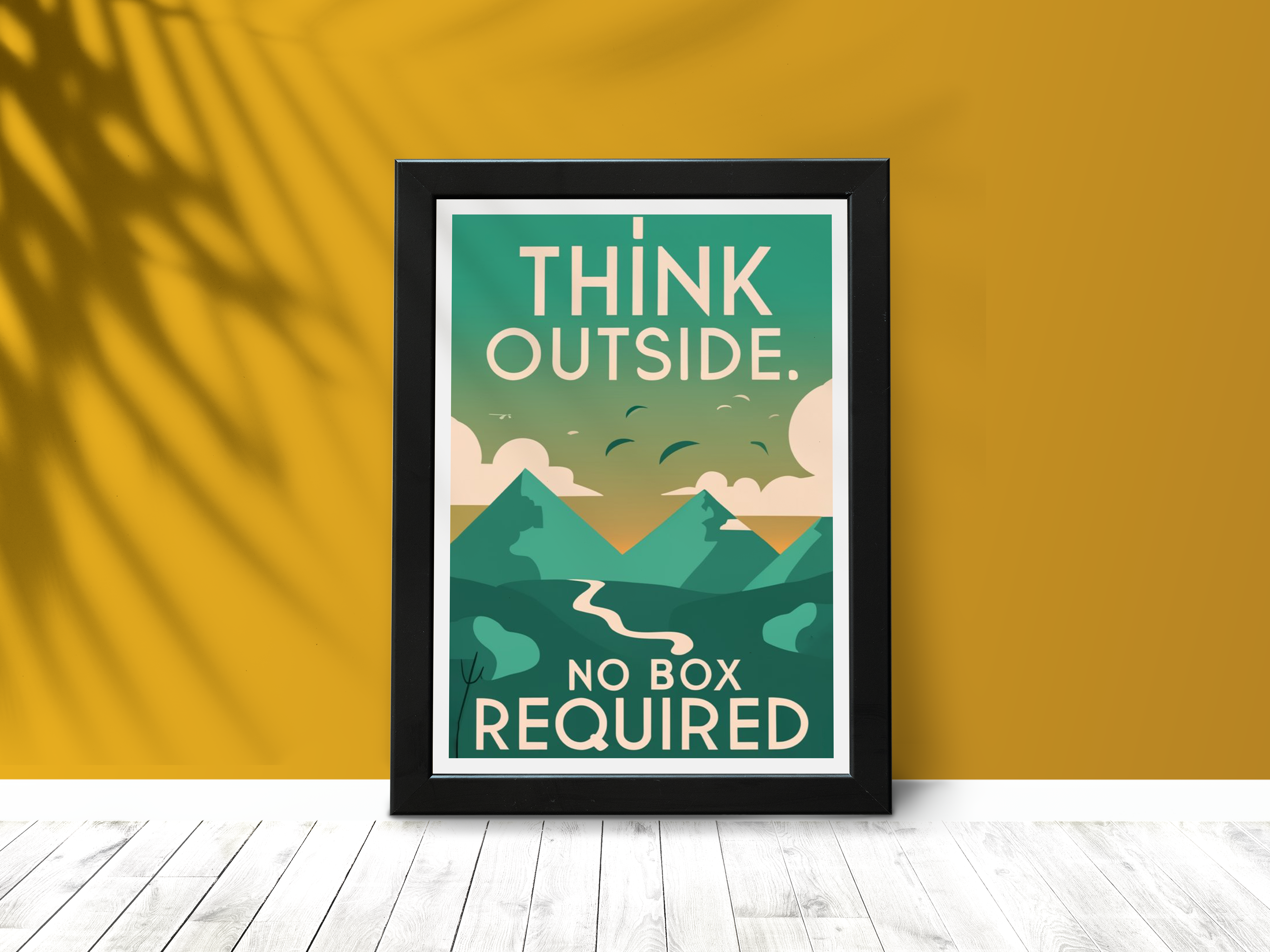Unbox Your Brain Power with Quirky Poster