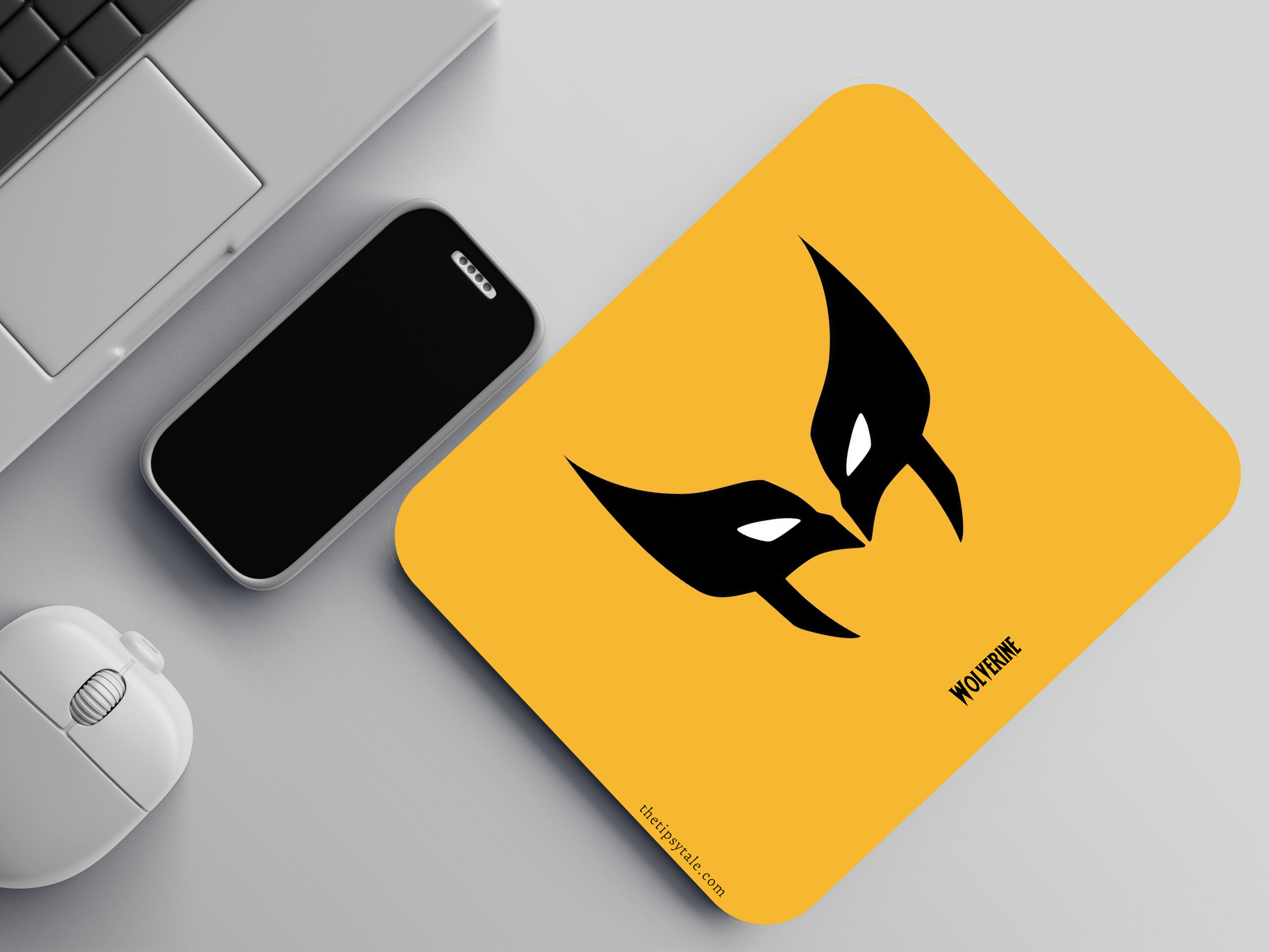 "WOLVERINE- EYE COVER" Mousepad Enhance Your Workspace with Style