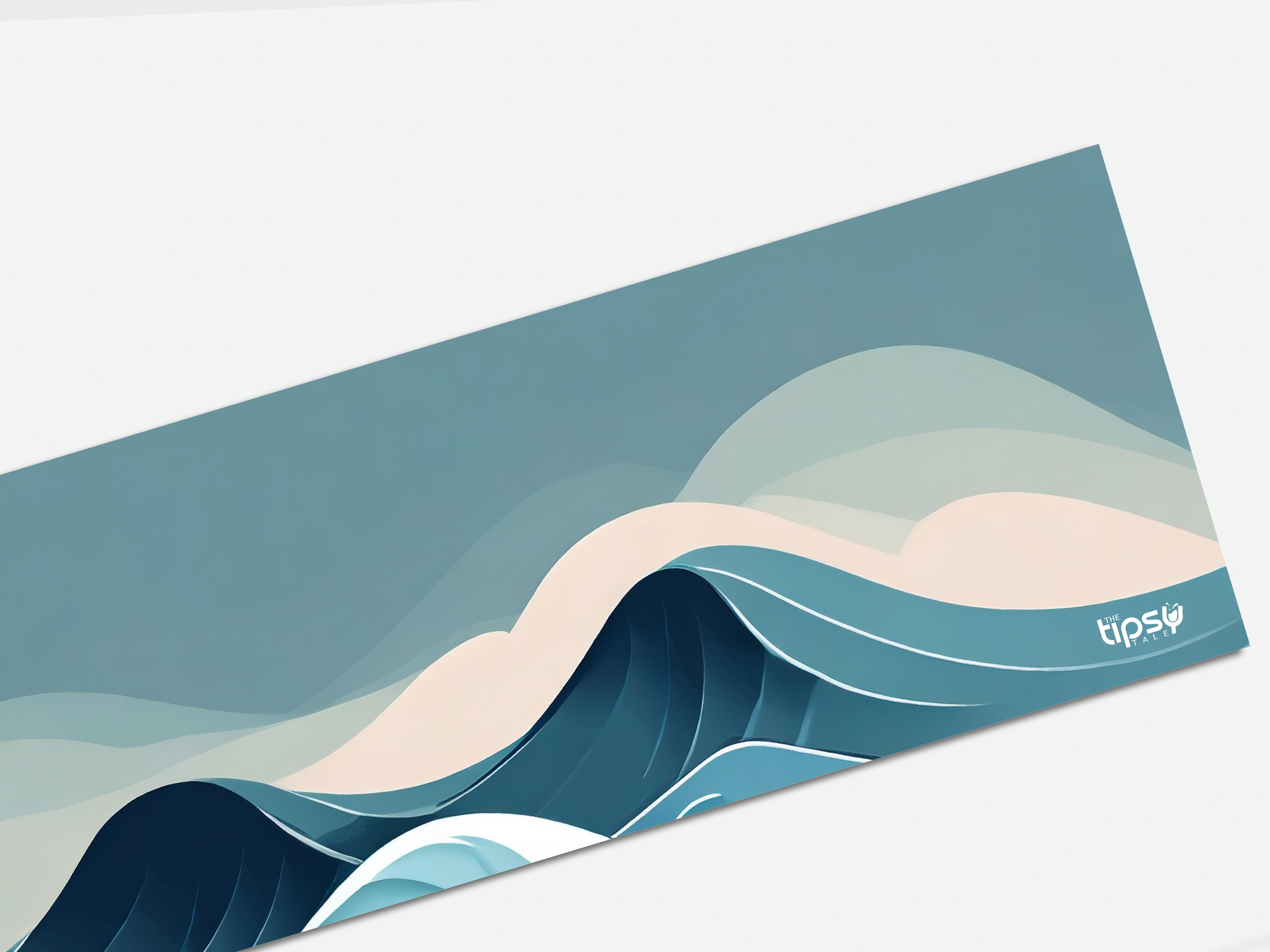 Tipsy Tales Gaming Oceanic WavesMouse Pad: Ride the Clam Waves!