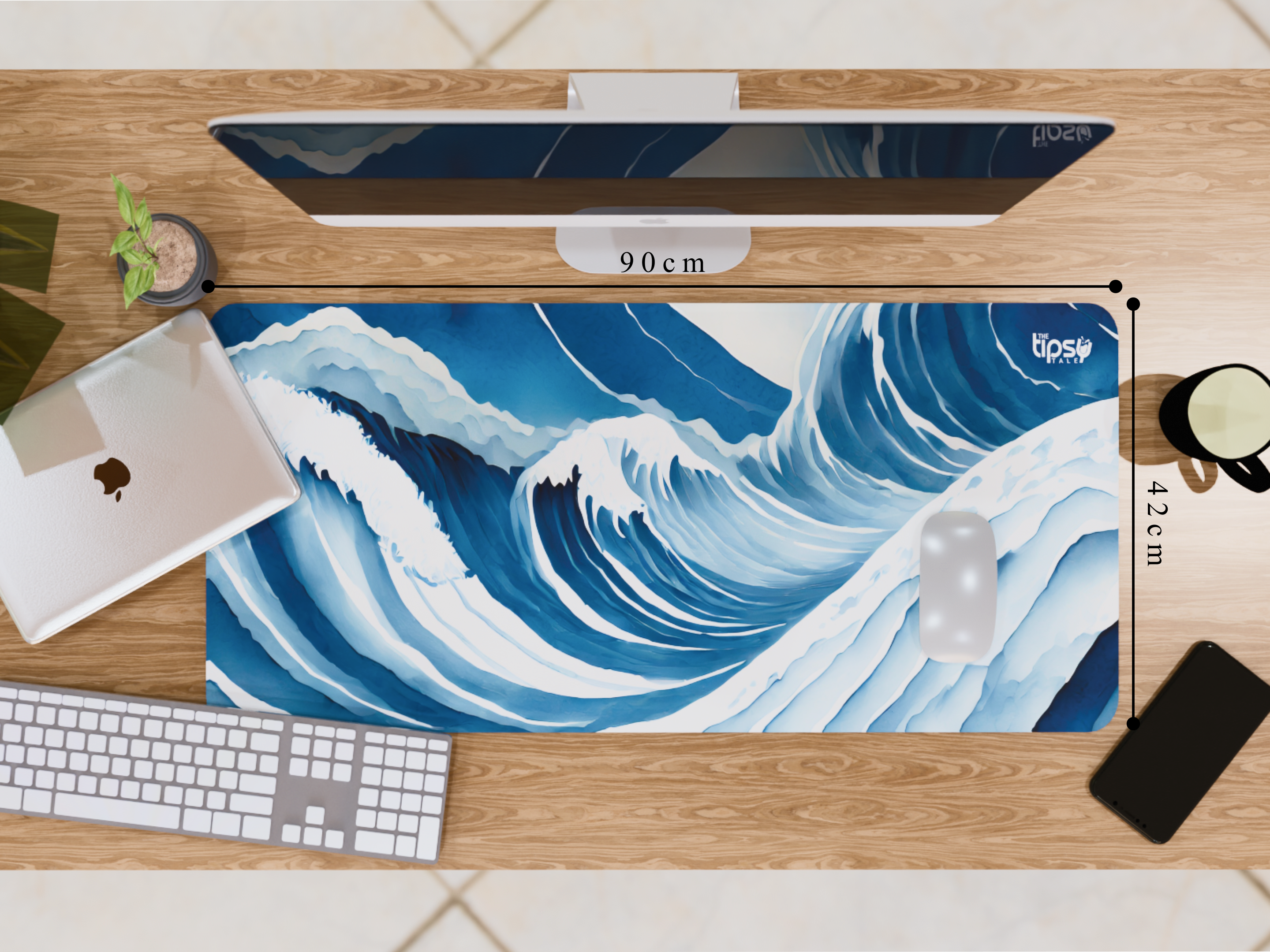 Surf your way through tides: Oceanic Mouse Pad