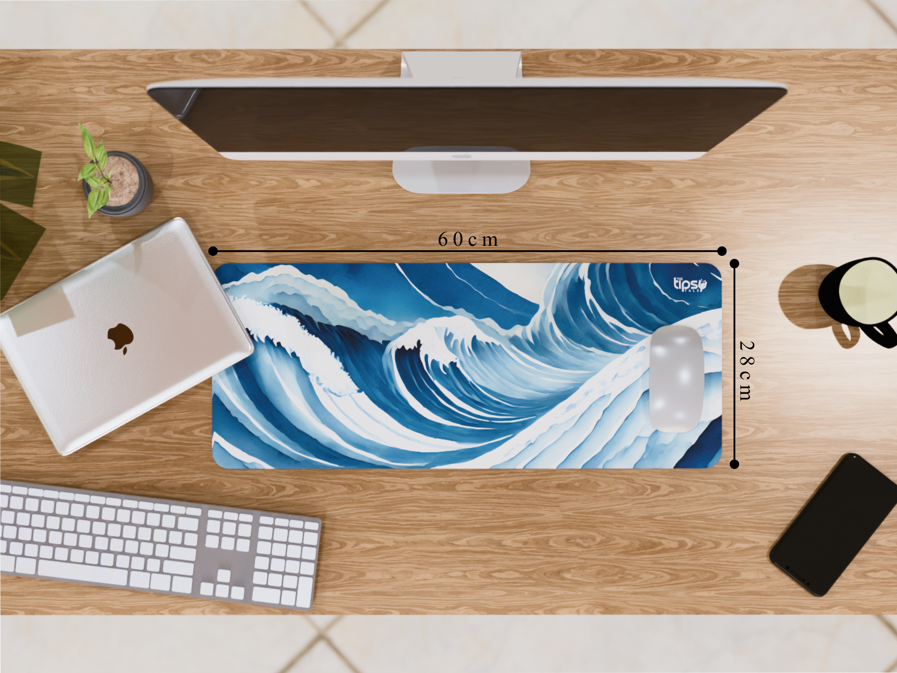 Surf your way through tides: Oceanic Mouse Pad