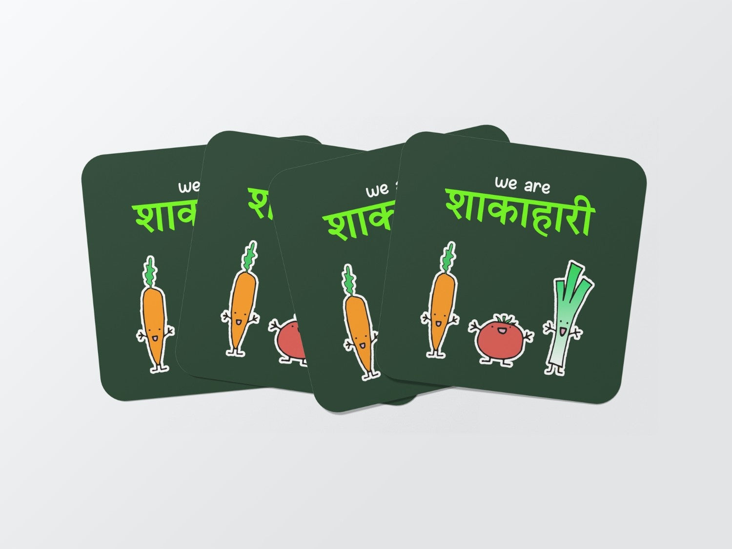 Celebrate Vegetarianism in Style: Coaster Set