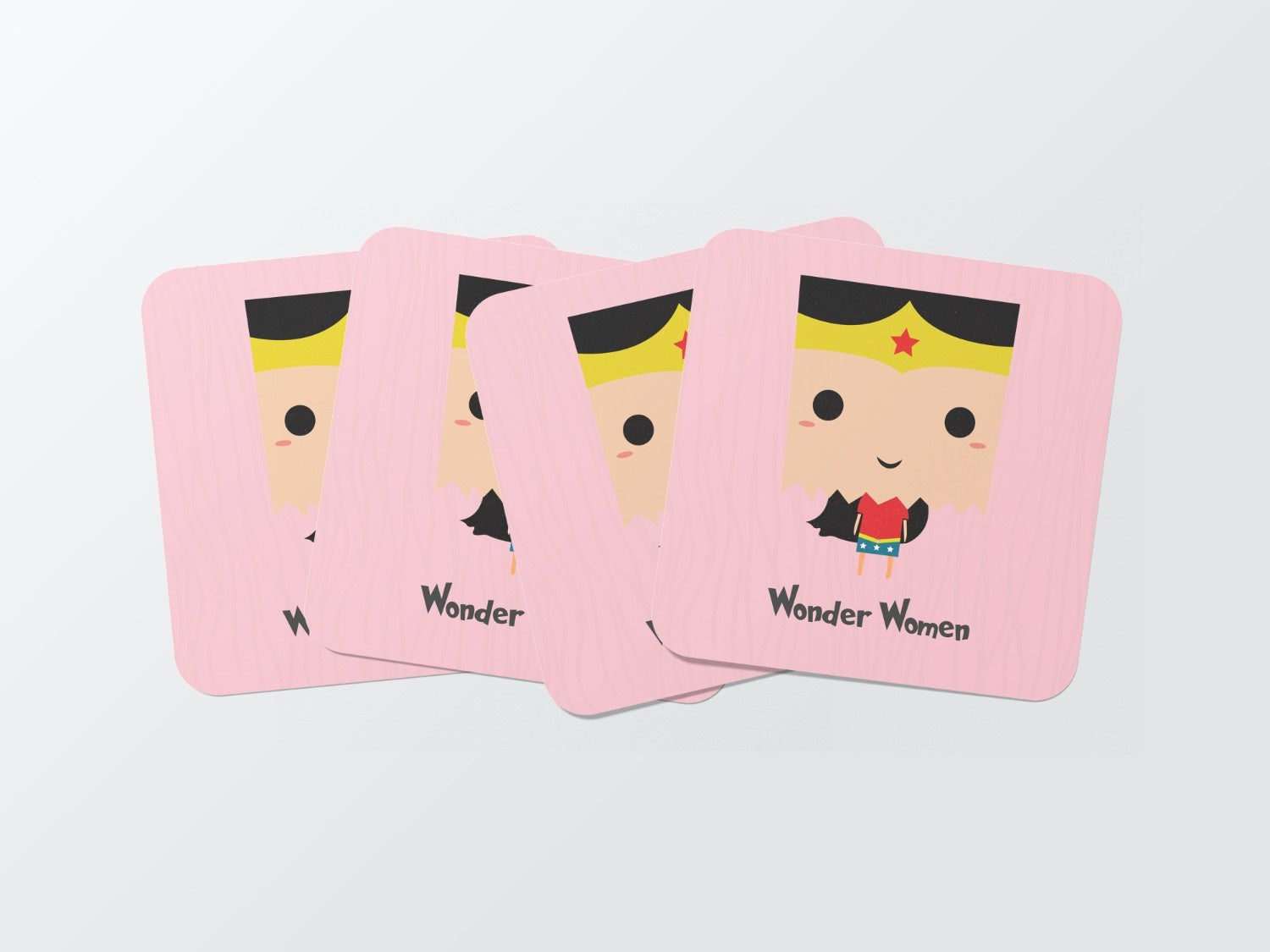 Who Runs the world- Girls! Wonder Woman Coaster Set