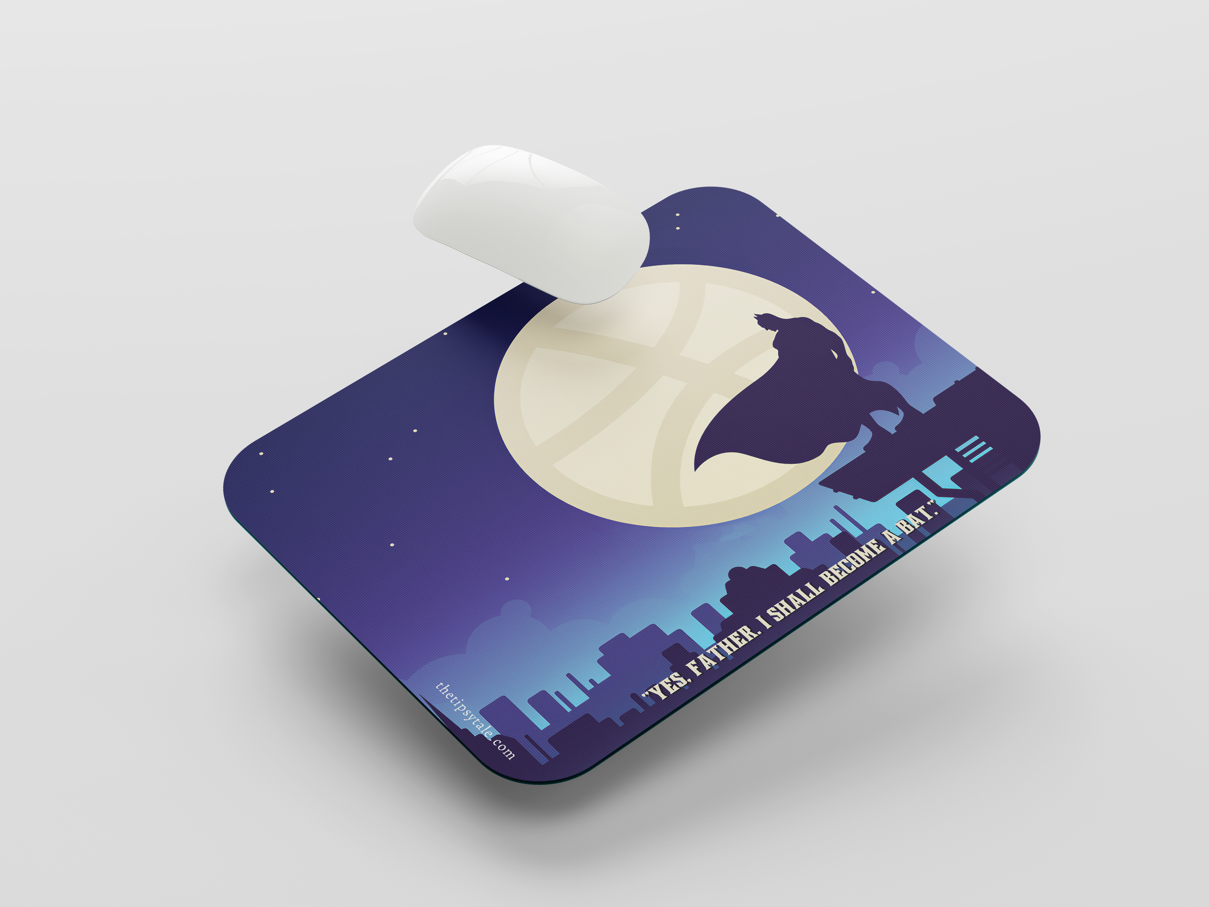 "BatMan DC- Moon" Mousepad Enhance Your Workspace with Style