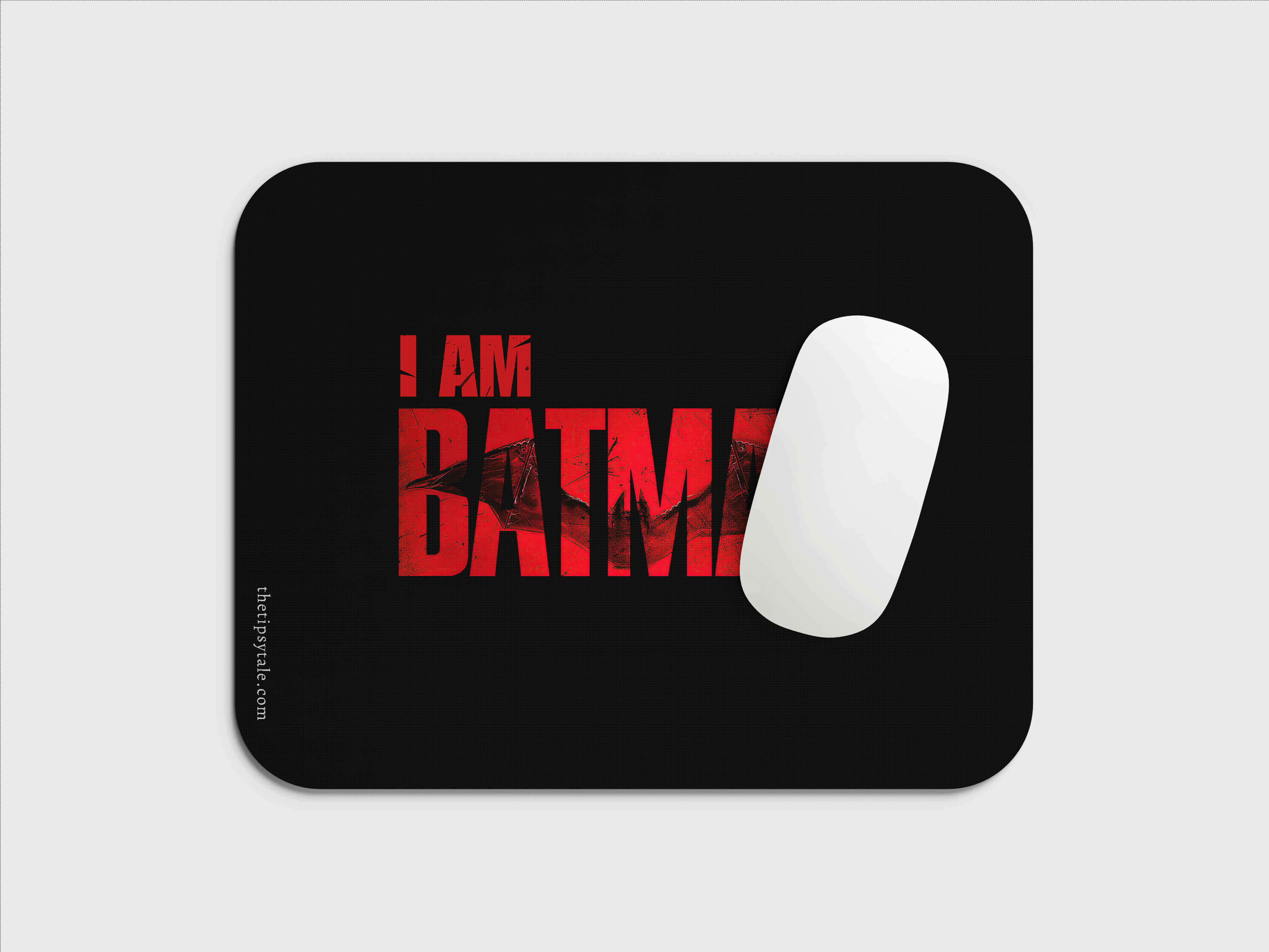 "I AM BATMAN" Mousepad Enhance Your Workspace with Style
