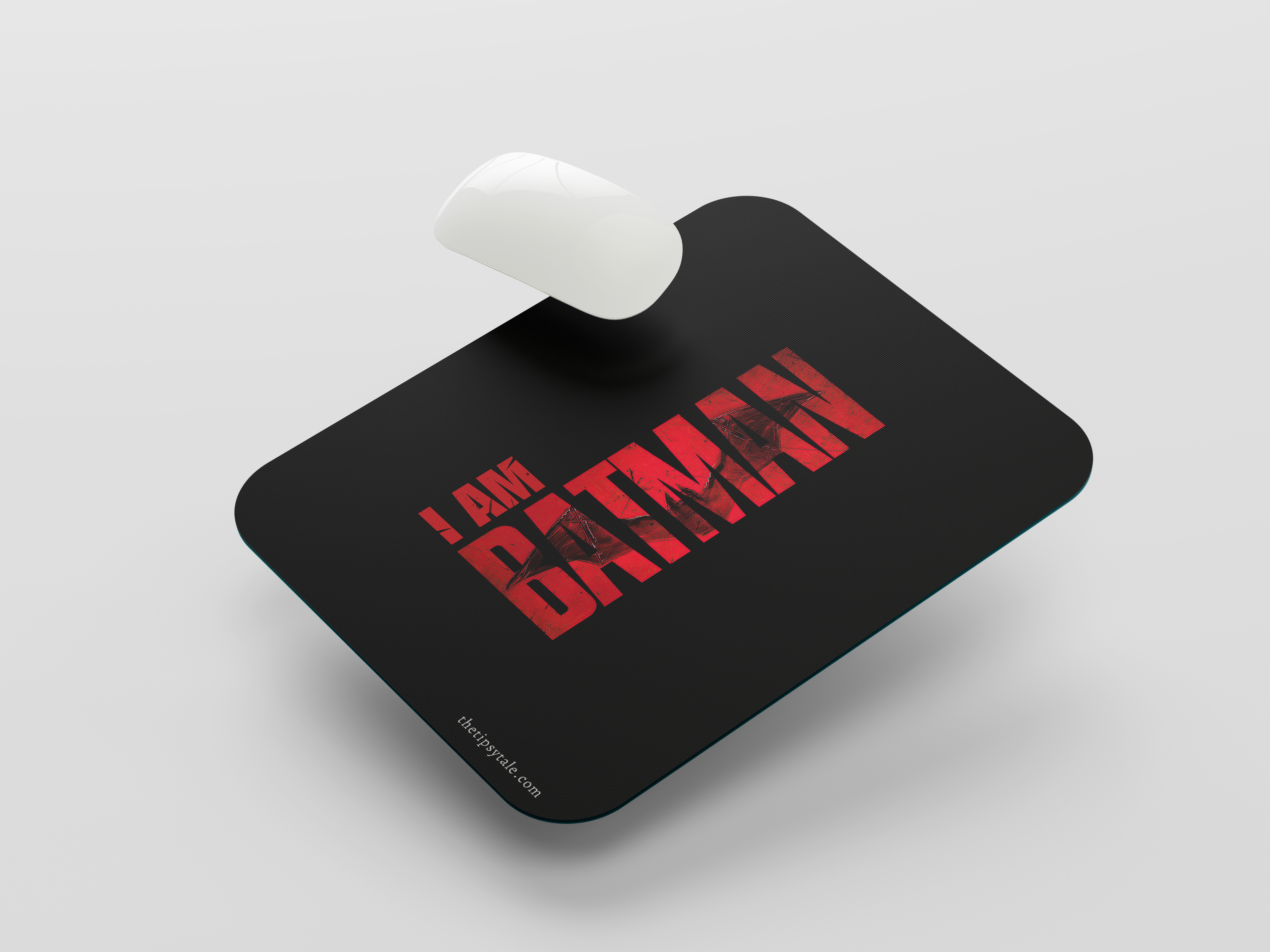 "I AM BATMAN" Mousepad Enhance Your Workspace with Style