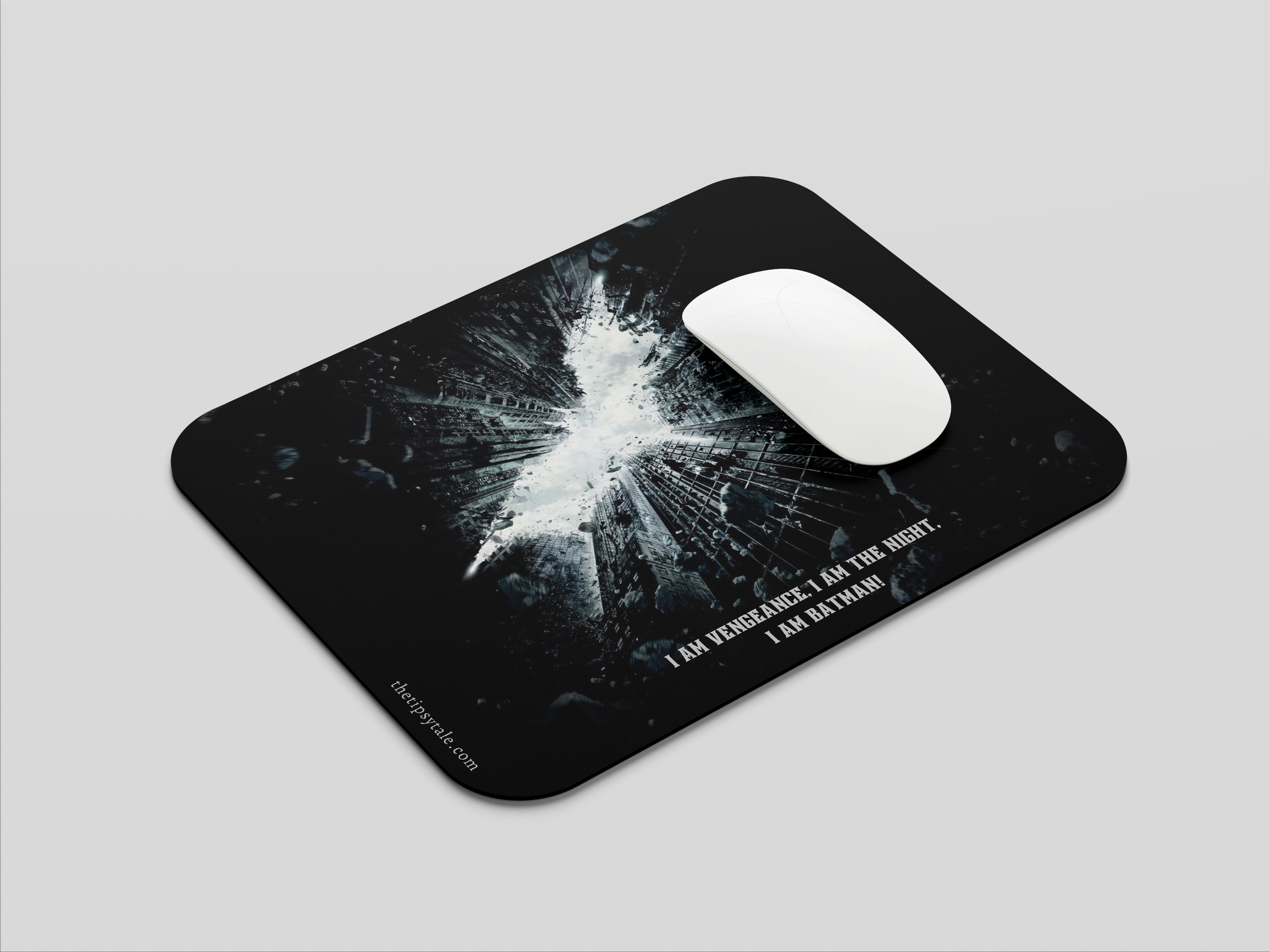 "I AM VENGEANCE" Mousepad Enhance Your Workspace with Style