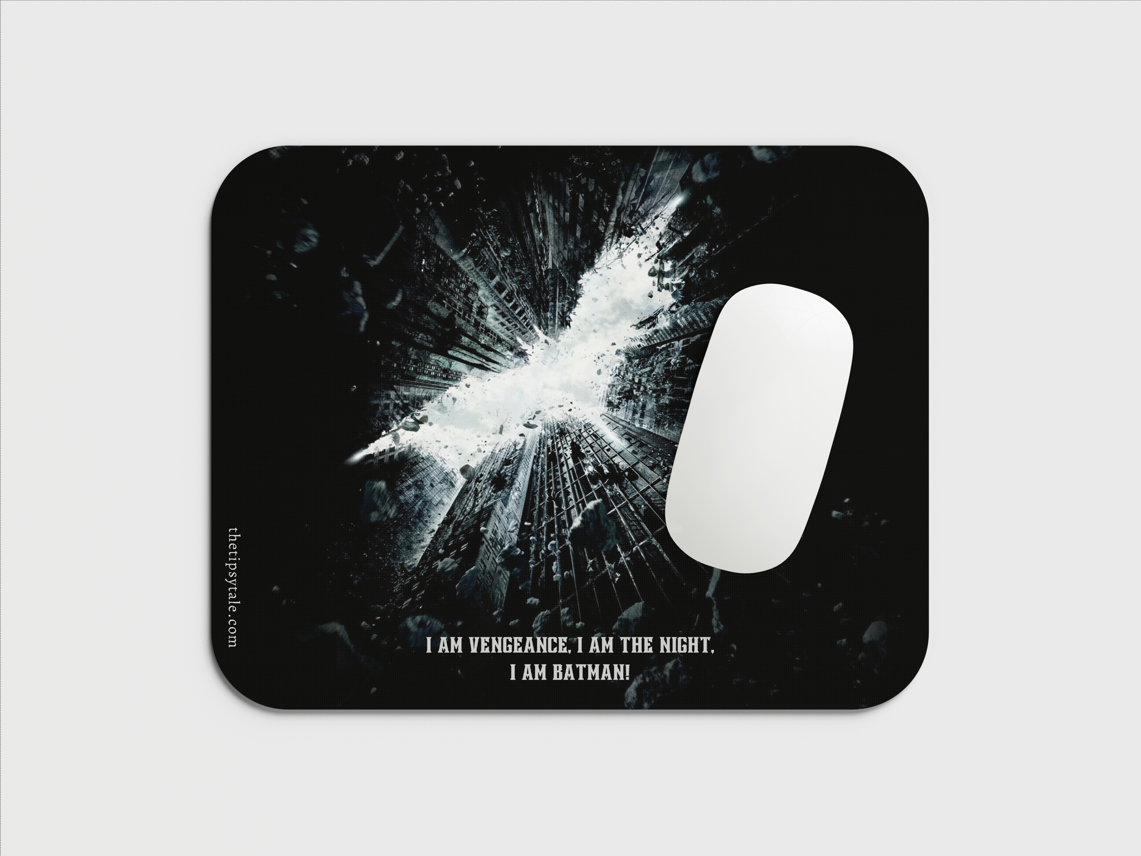 "I AM VENGEANCE" Mousepad Enhance Your Workspace with Style