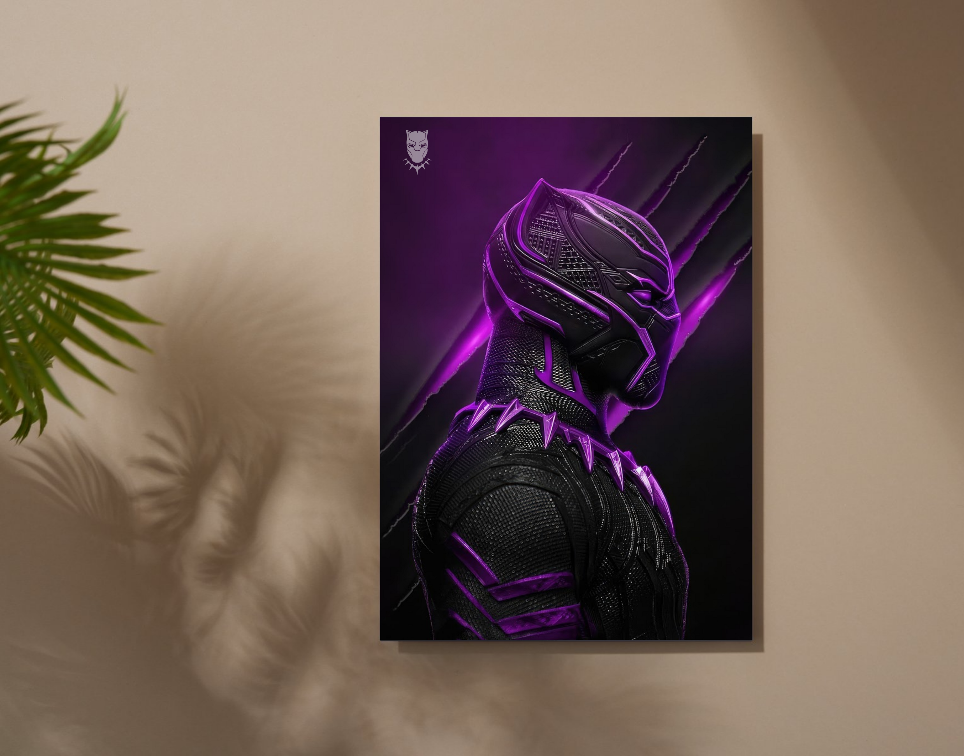 "BLACK PANTHER: VIBRANT VIBE"- Shiny & Sturdy Metallic Poster Art That Pops & Sticks (Literally!)