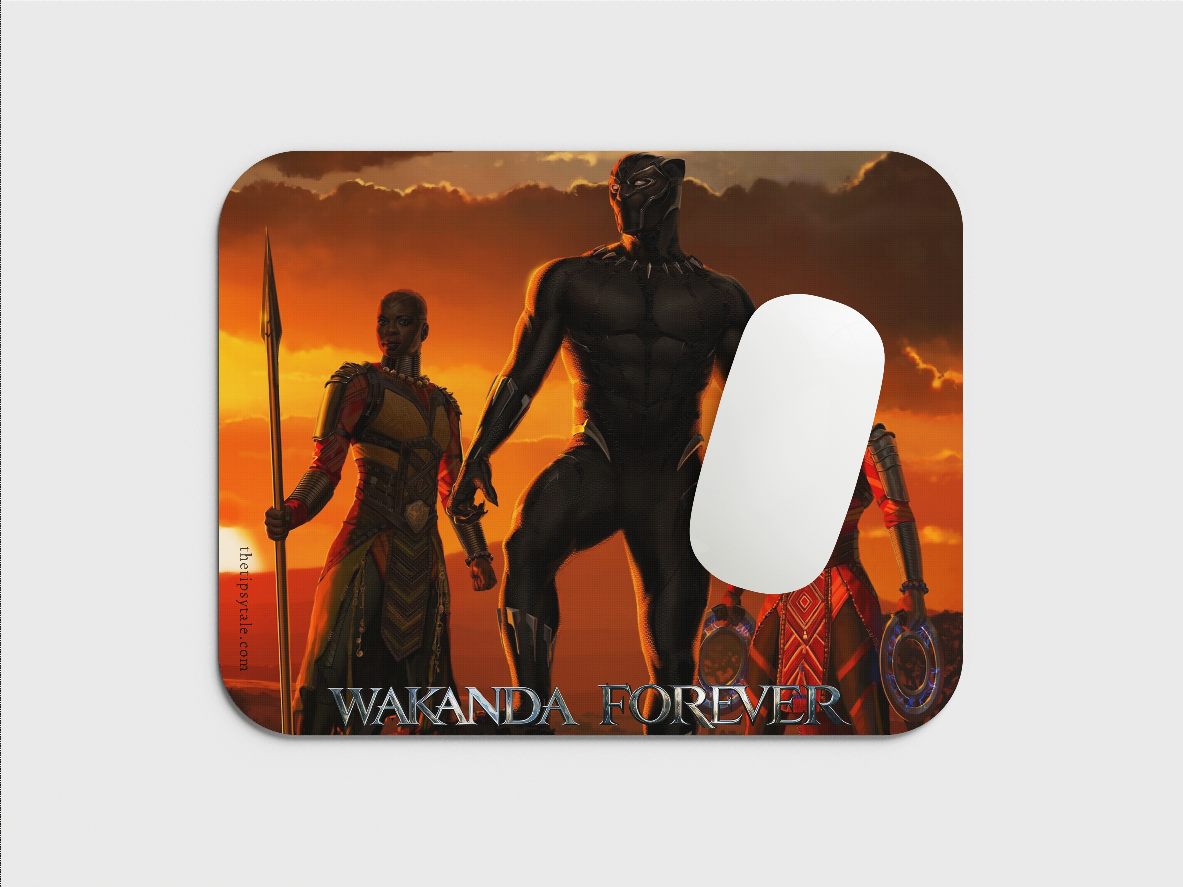 "BLACK PANTHER-War" Mousepad Enhance Your Workspace with Style