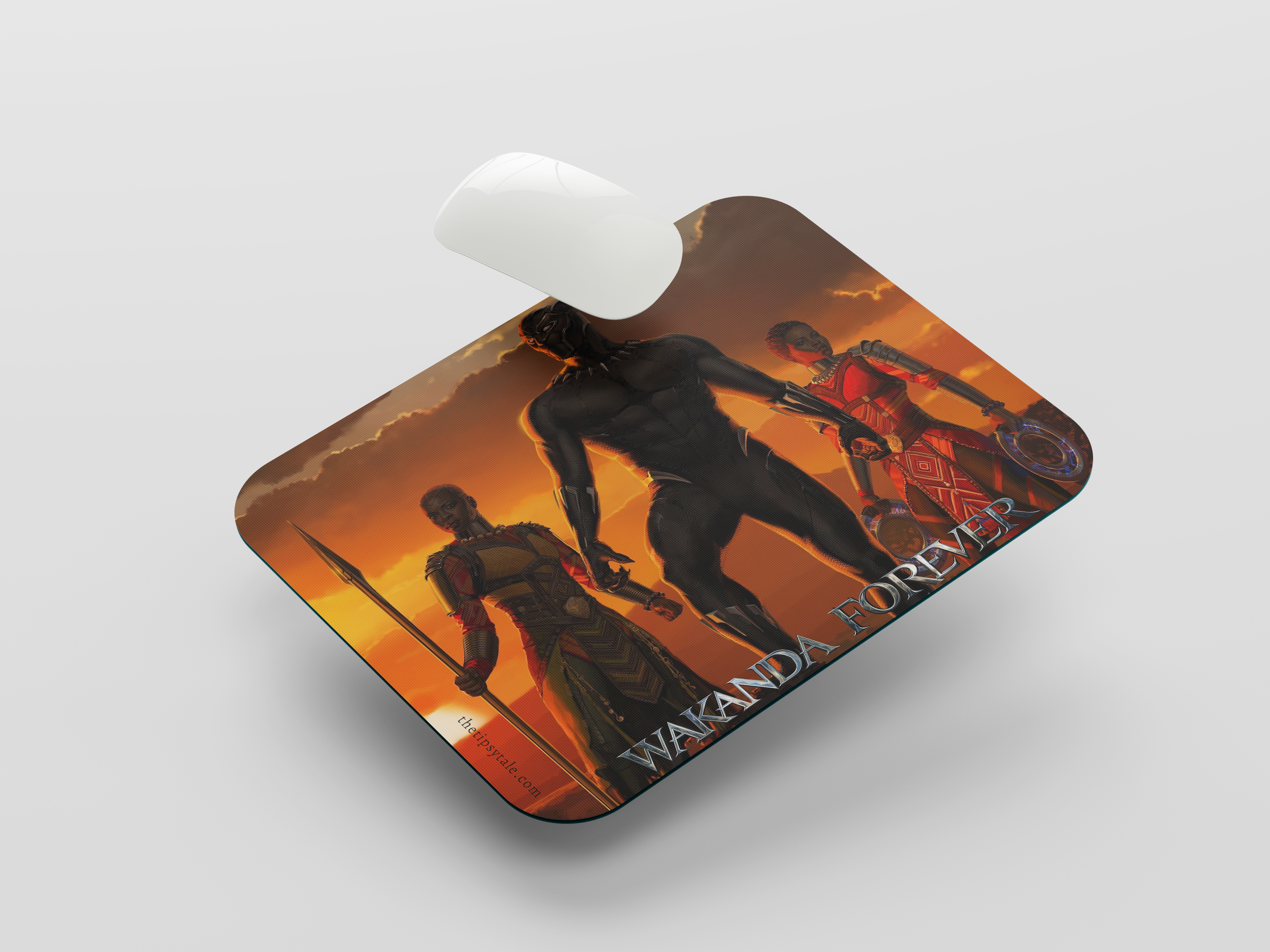 "BLACK PANTHER-War" Mousepad Enhance Your Workspace with Style