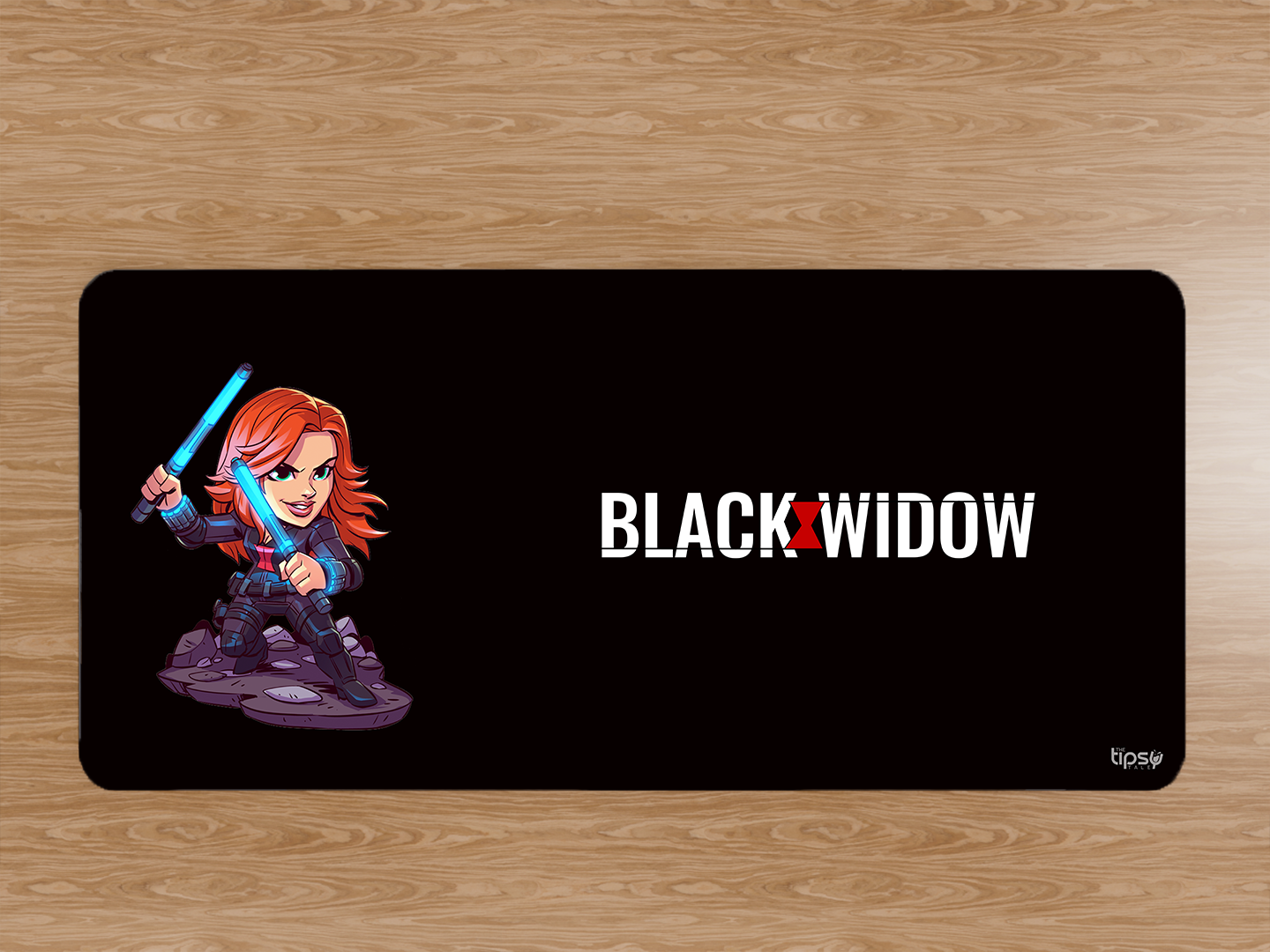 "Black Widow" Gaming Mousepad Elevate Your Gaming Experience the Marvel Style