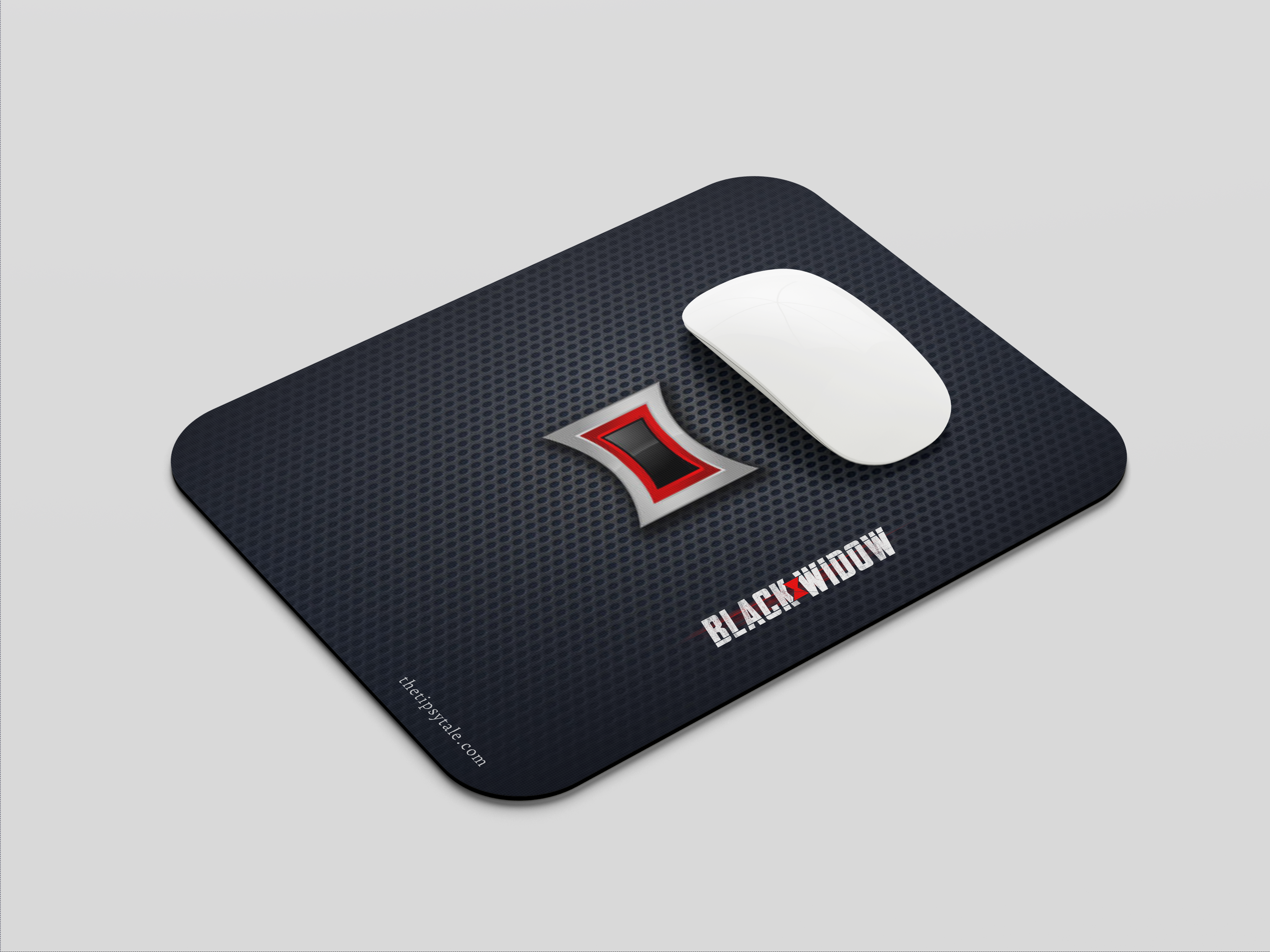 "BLACK WIDOW " Mousepad Enhance Your Workspace with Style