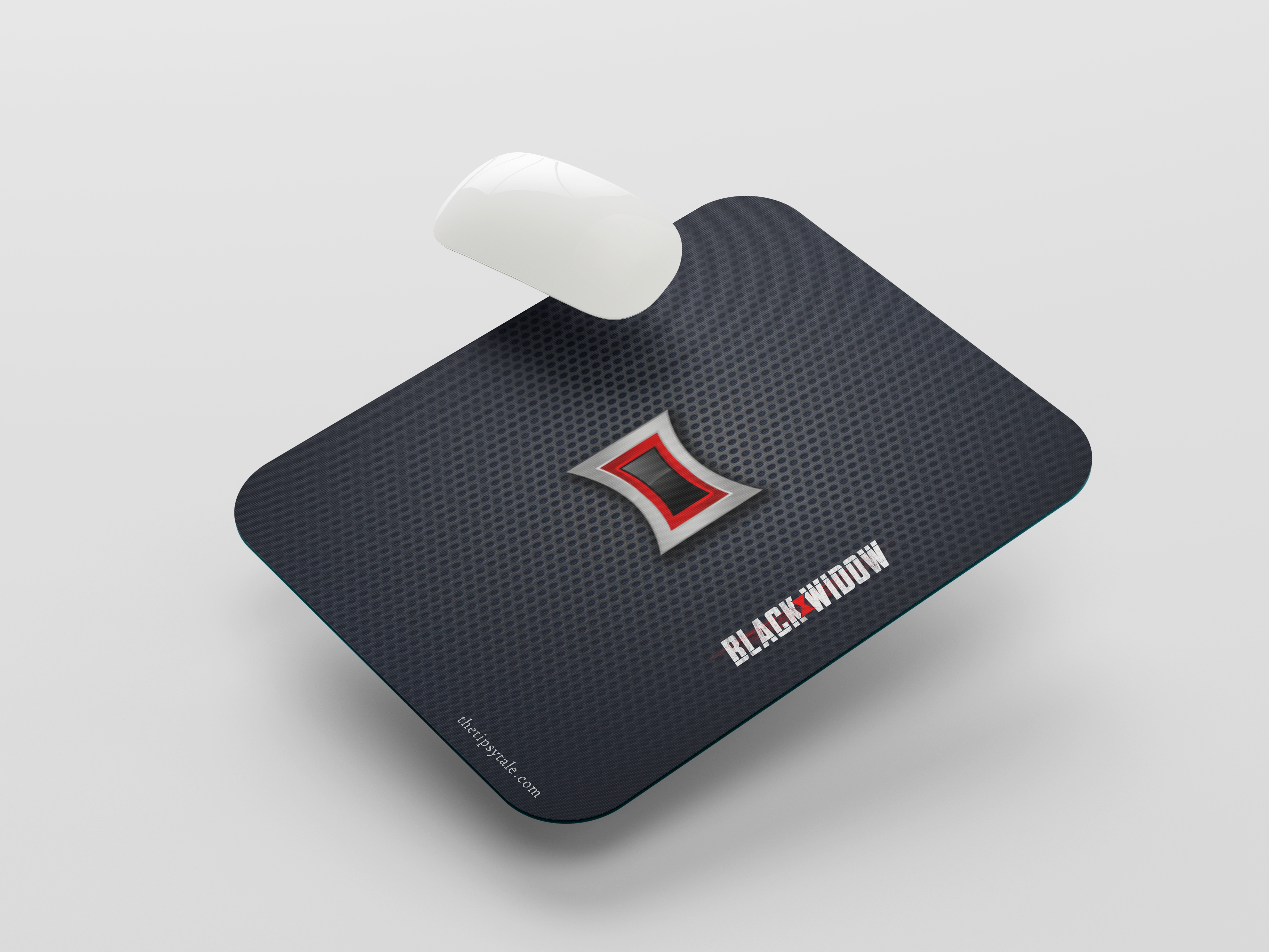 "BLACK WIDOW " Mousepad Enhance Your Workspace with Style