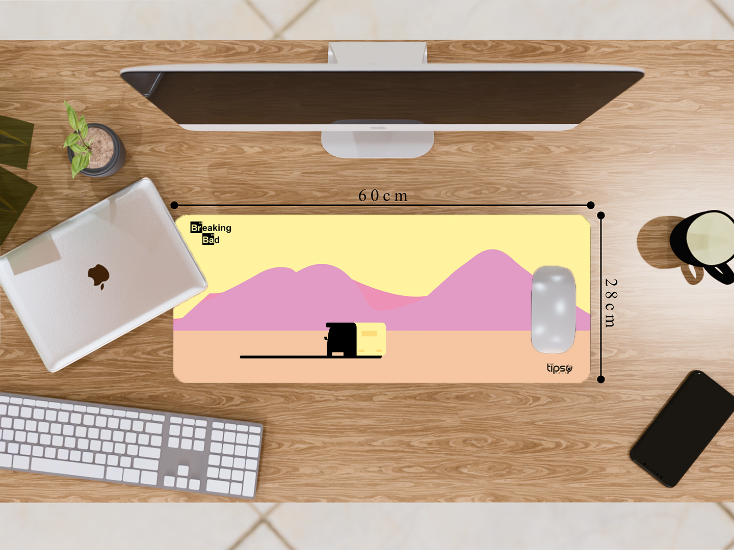 "BREAKING BAD-web series" Gaming Mousepad- Elevate Your Gaming Experience