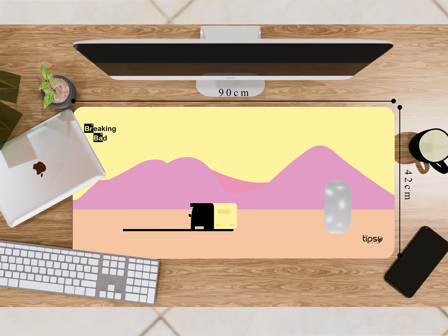 "BREAKING BAD-web series" Gaming Mousepad- Elevate Your Gaming Experience