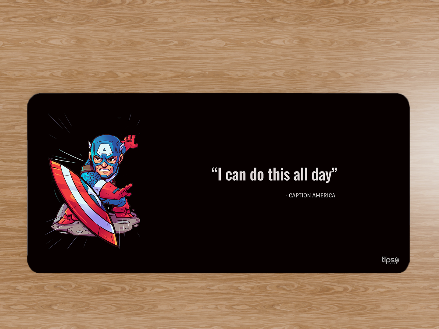 "Captain America" Gaming Mousepad Elevate Your Gaming Experience the Marvel Style