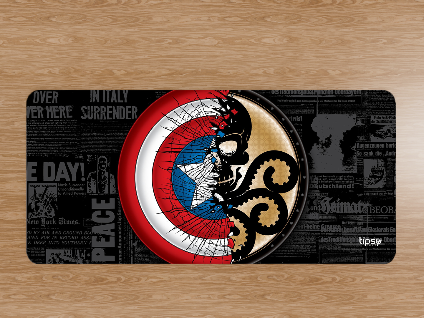 "CAPTAIN VS HYDRA" Gaming Mousepad Elevate Your Gaming Experience