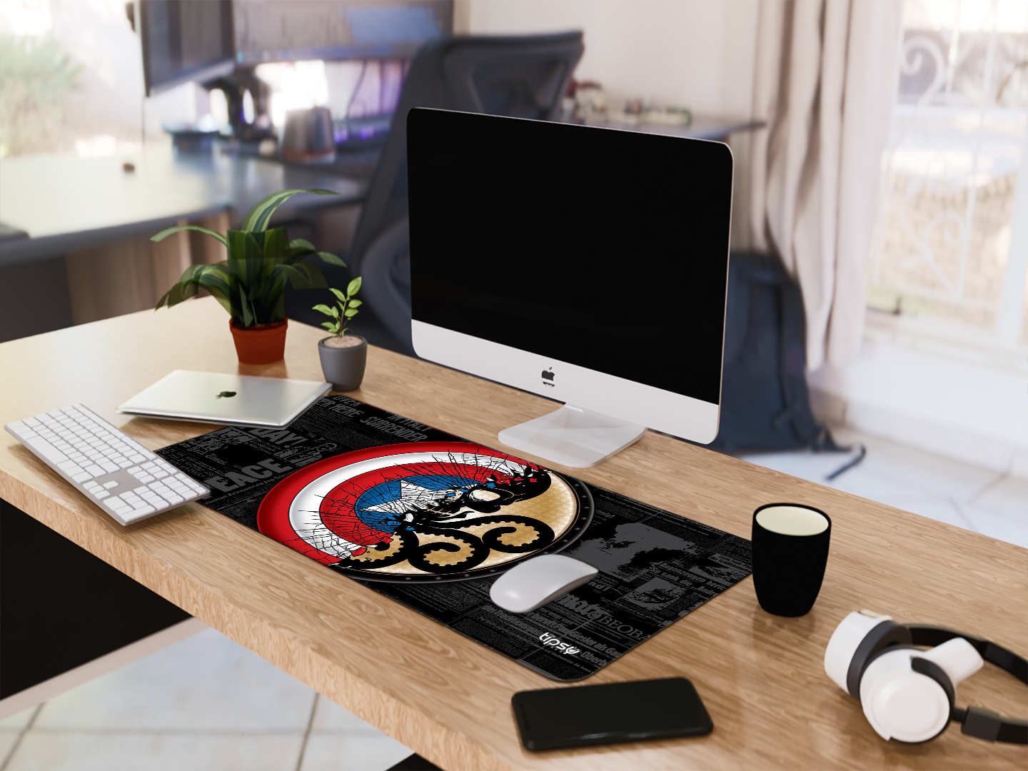 "CAPTAIN VS HYDRA" Gaming Mousepad Elevate Your Gaming Experience