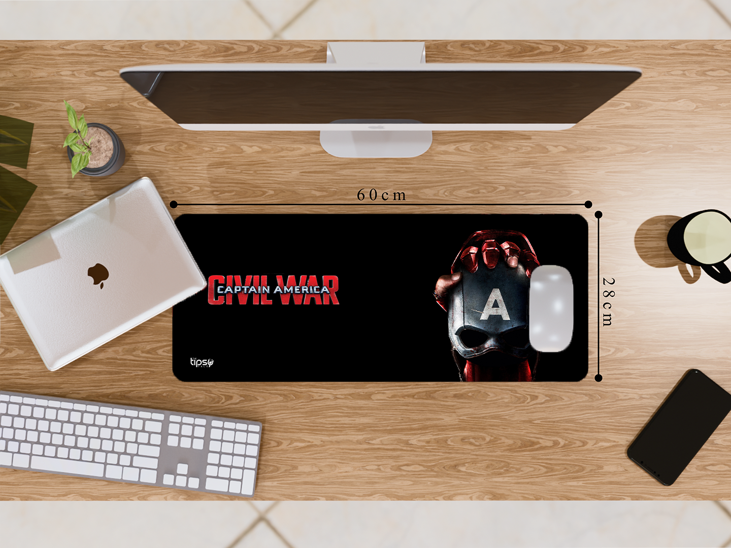 "CIVIL WAR-MARVEL" Gaming Mousepad- Elevate Your Gaming Experience