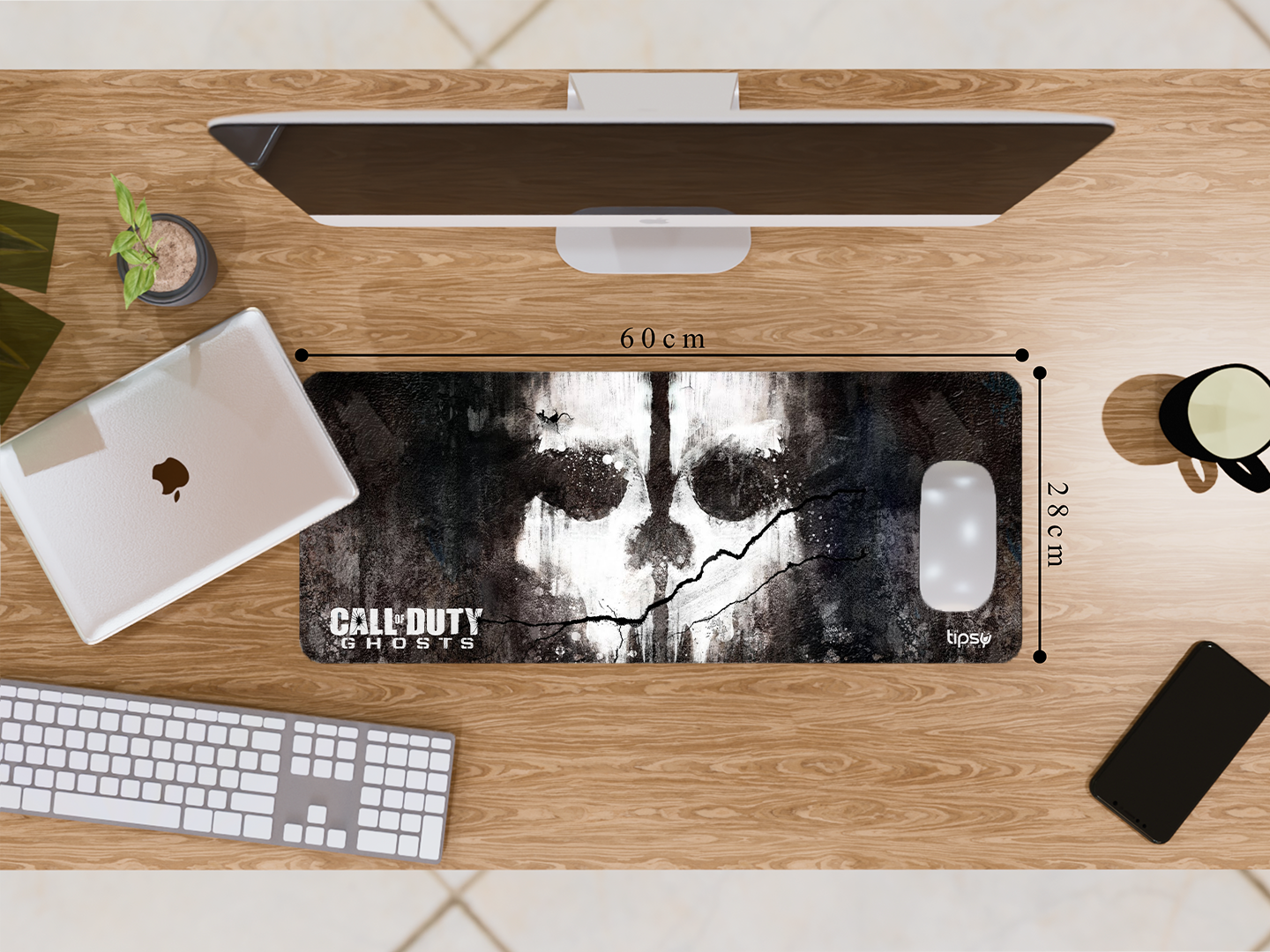 "CALL OF DUTY GHOST- Gaming" Mousepad“ Elevate Your Gaming Experience