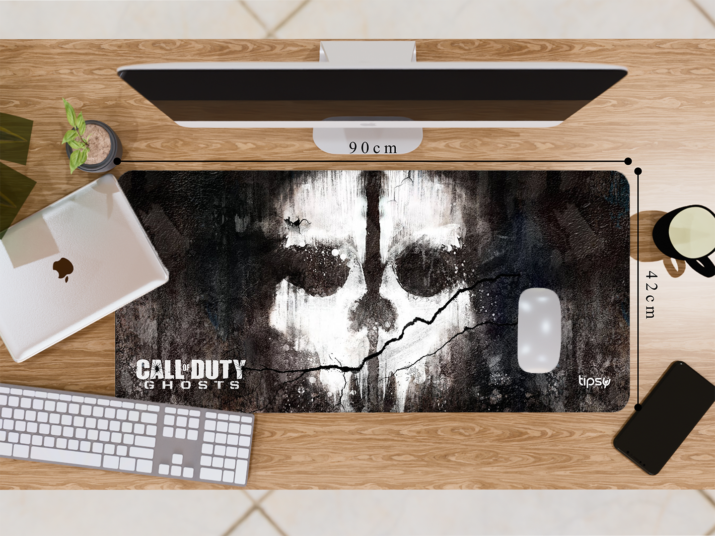 "CALL OF DUTY GHOST- Gaming" Mousepad“ Elevate Your Gaming Experience