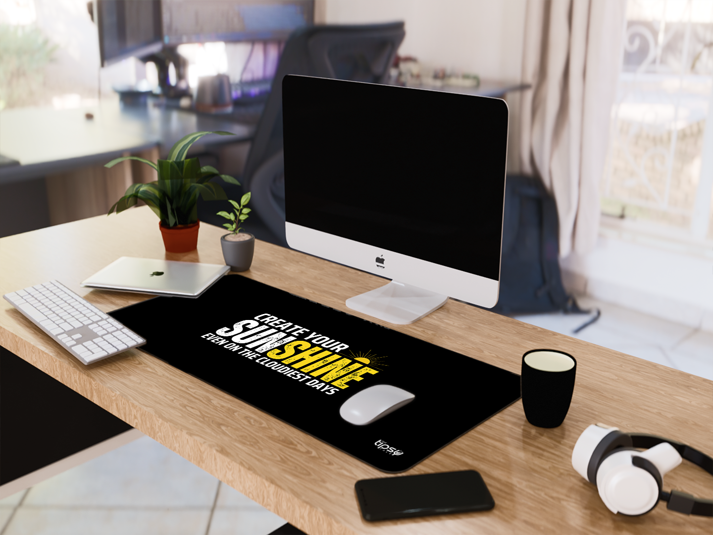 "CREATE YOUR SUNSHINE" Gaming Mousepad- Elevate Your Gaming Experience