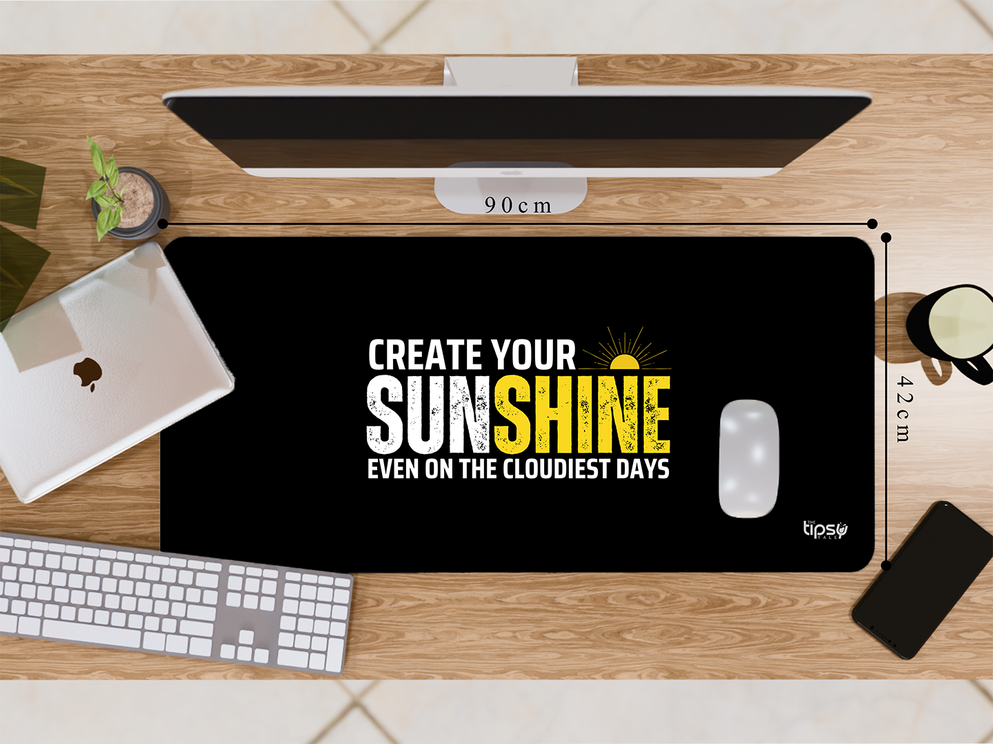 "CREATE YOUR SUNSHINE" Gaming Mousepad- Elevate Your Gaming Experience