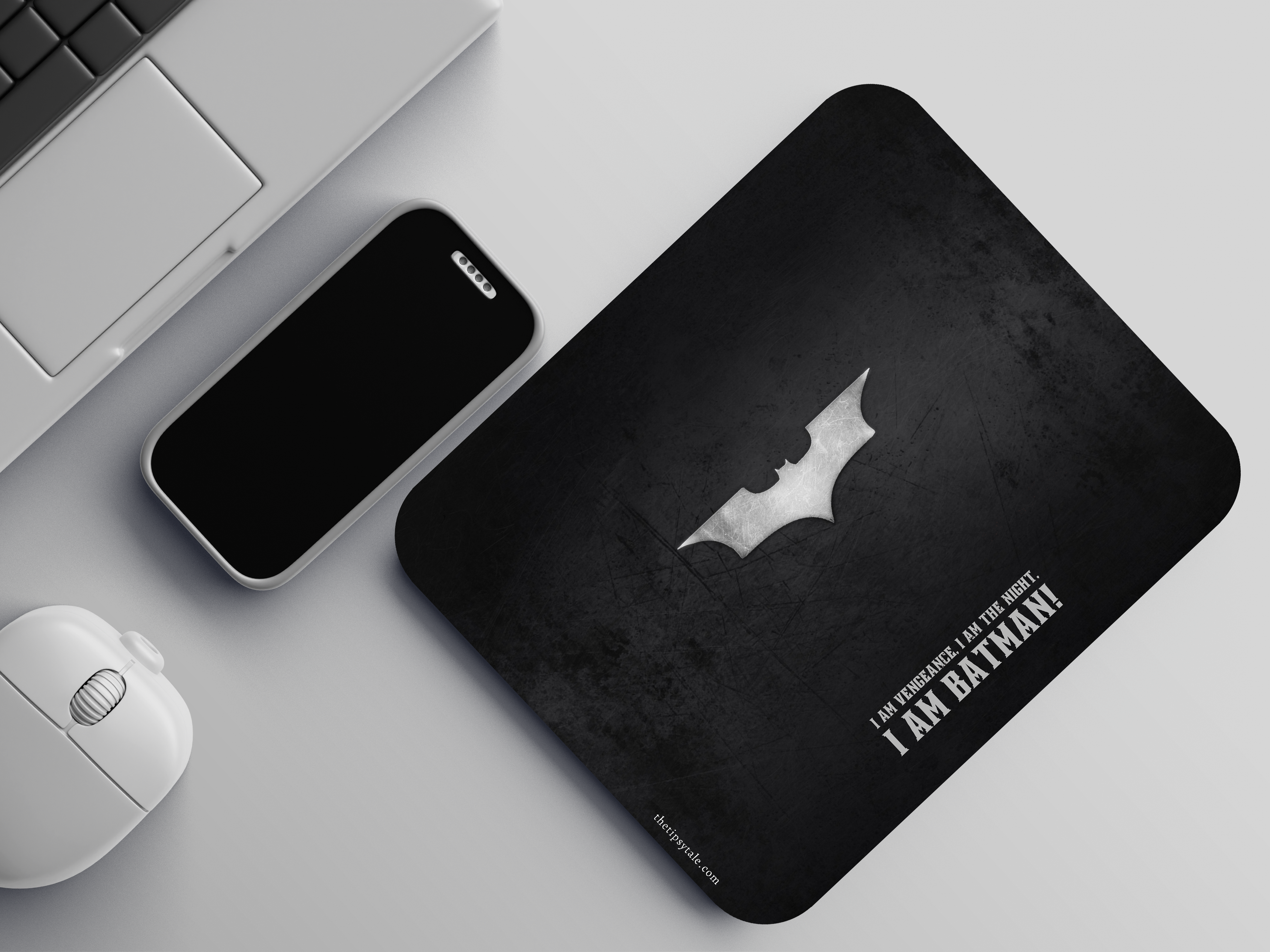 "DARK NIGHT BATMAN" Mousepad Enhance Your Workspace with Style