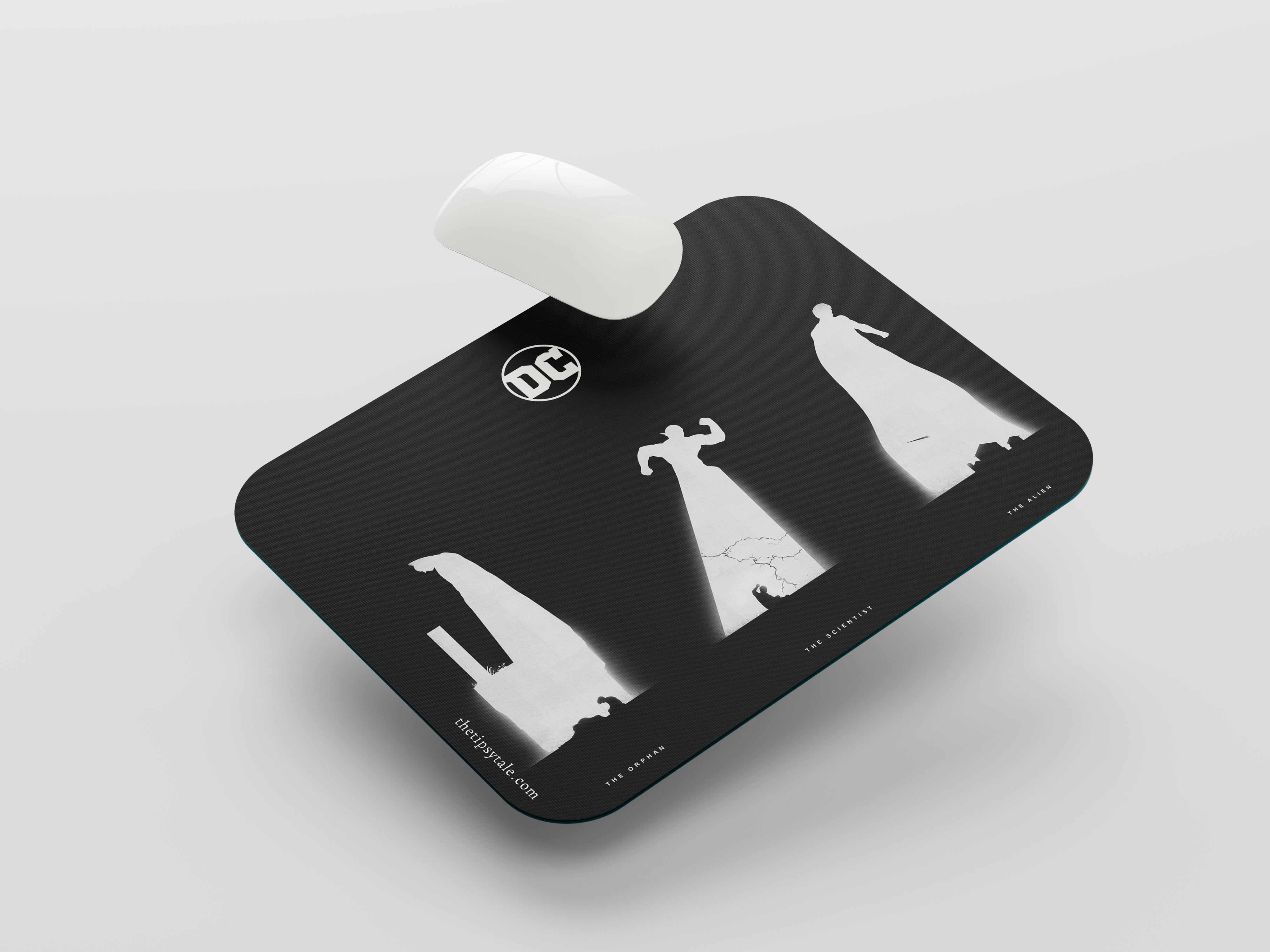 "DC HEROES- Superman, Batman & Flash" Mousepad Enhance Your Workspace with Style