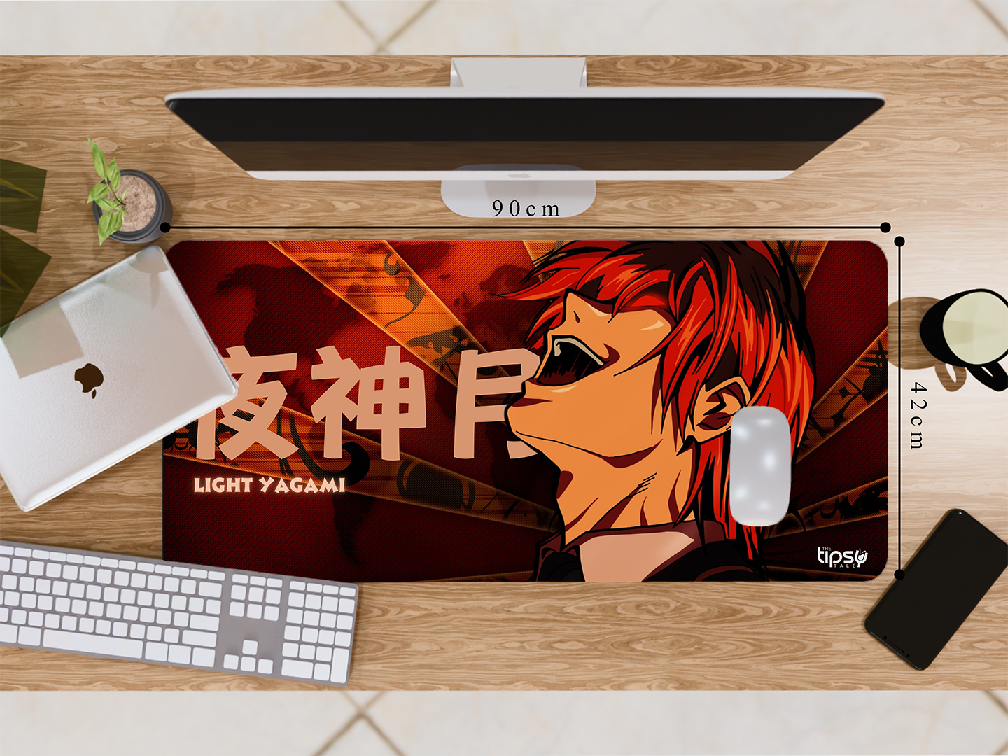 "LIGHT YAGAMI-Death Note" Gaming Mousepad – Elevate Your Gaming Experience