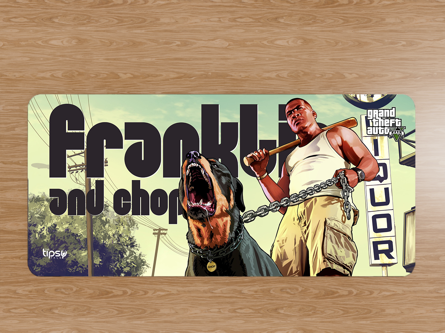 "FRANKLIN AND CHOP-GTA-GAME" Gaming Mousepad- Elevate Your Gaming Experience
