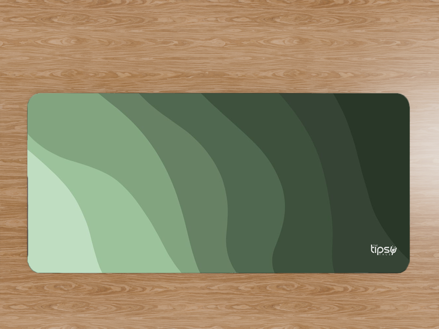 "GREEN SHADES ABSTRACT" Gaming Mousepad Elevate Your Gaming Experience
