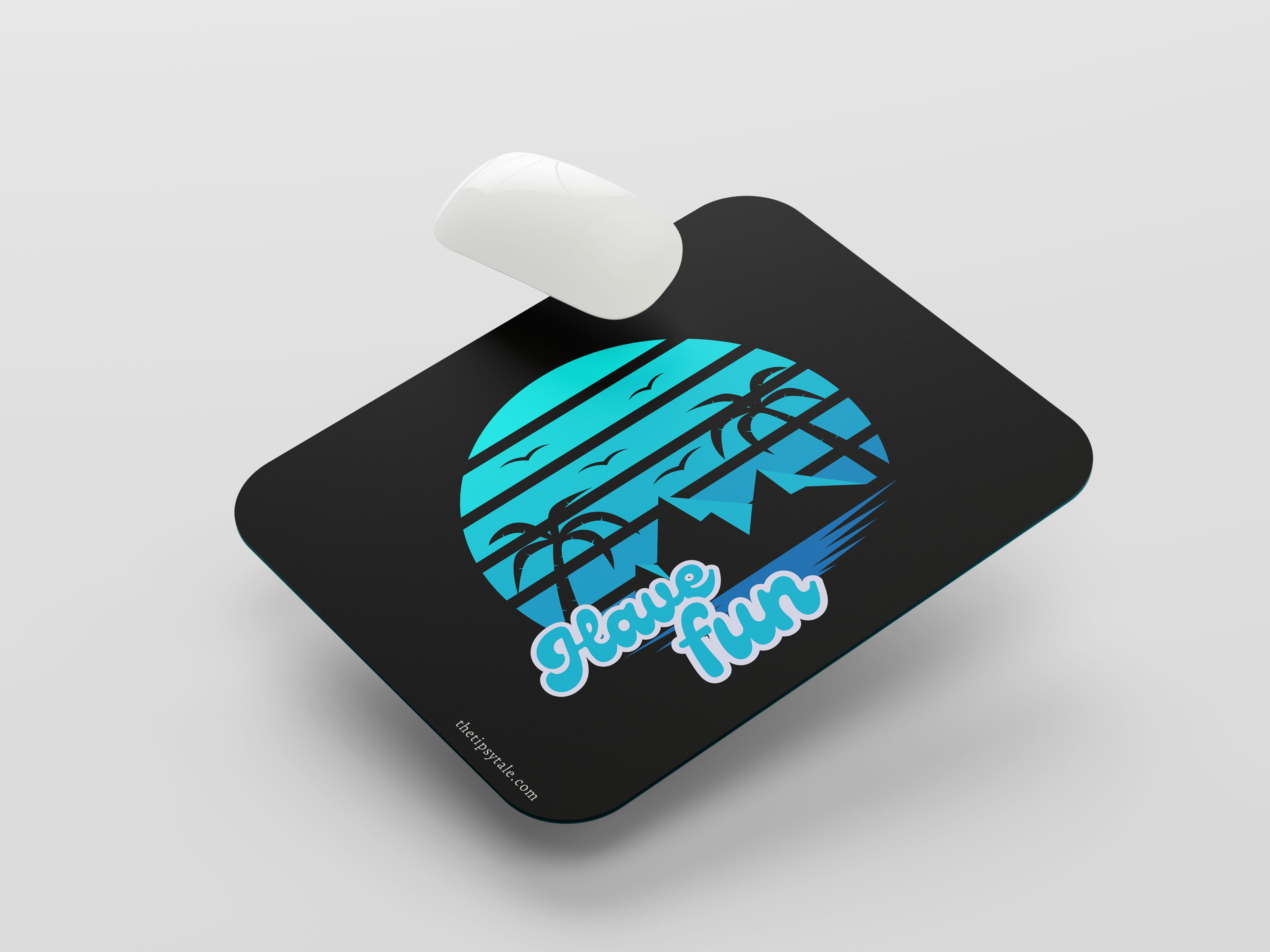 "HAVE FUN-BEACH VIBES" Mousepad Enhance Your Workspace with Style