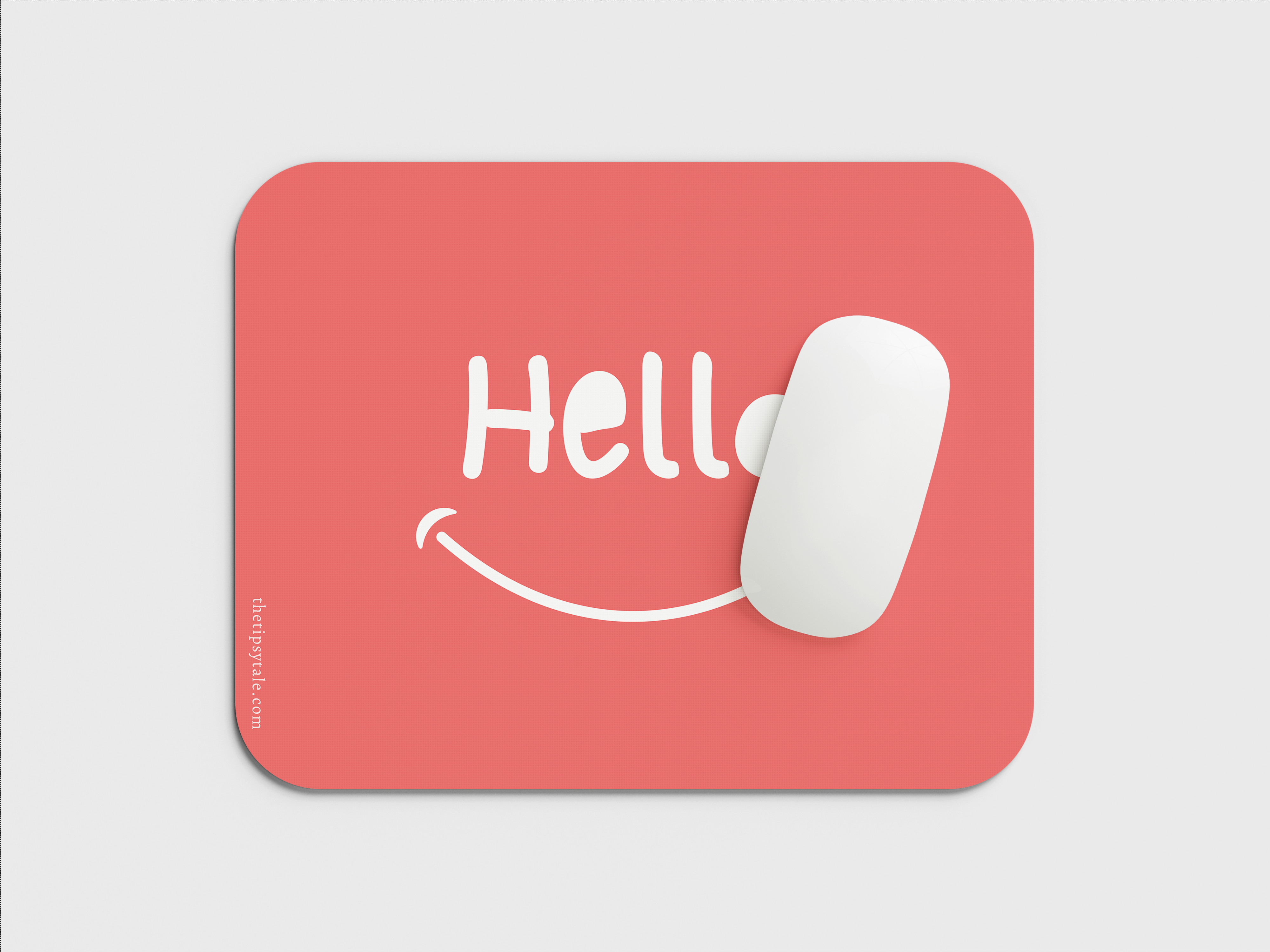 "HELLO" Mousepad Enhance Your Workspace with Style