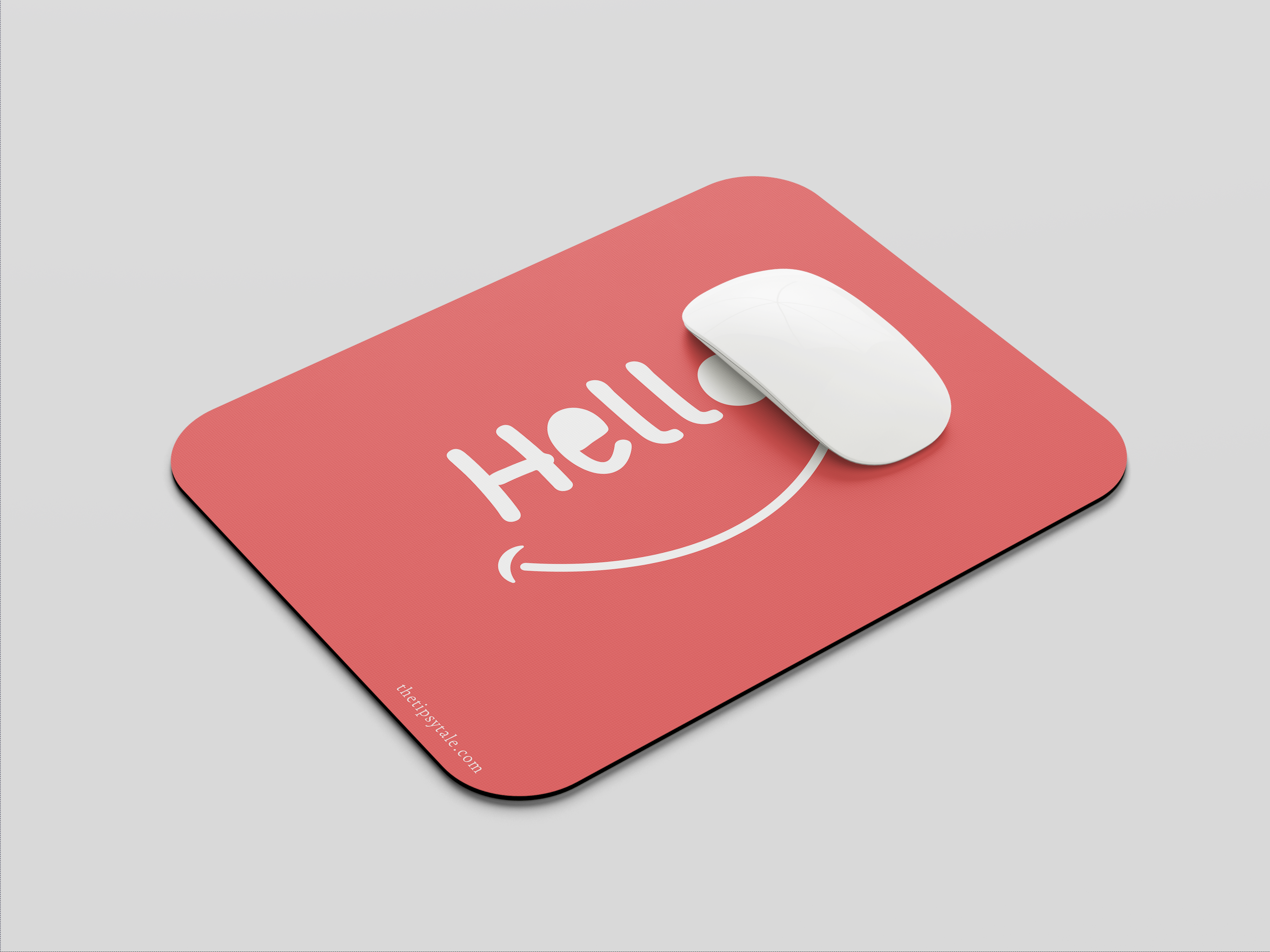 "HELLO" Mousepad Enhance Your Workspace with Style