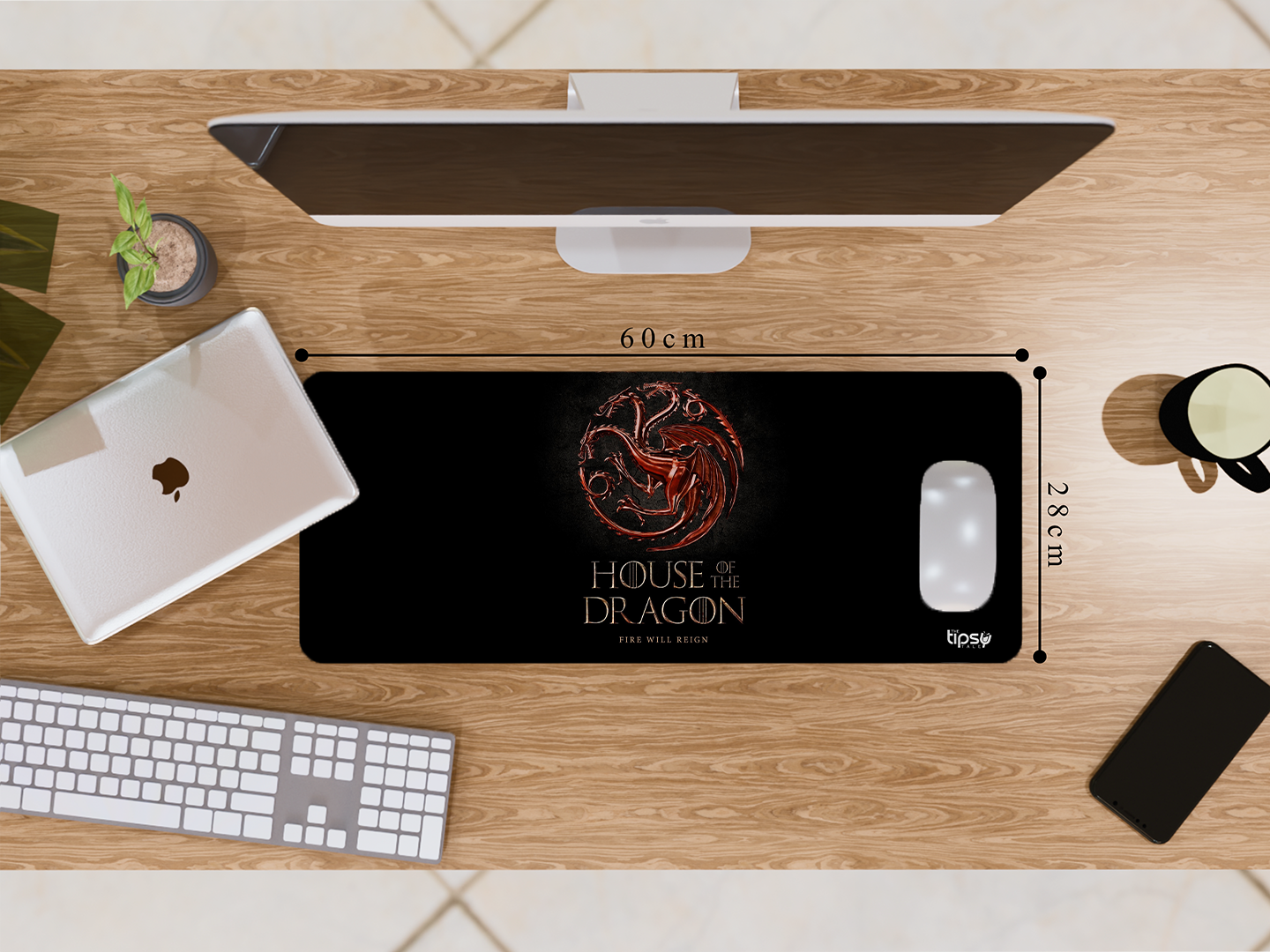 "HOUSE OF DRAGONS" Gaming Mousepad- Elevate Your Gaming Experience