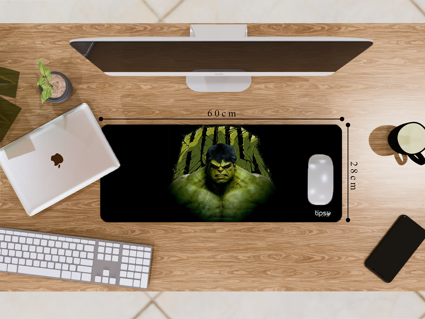 "HULK MARVEL" Gaming Mousepad Elevate Your Gaming Experience