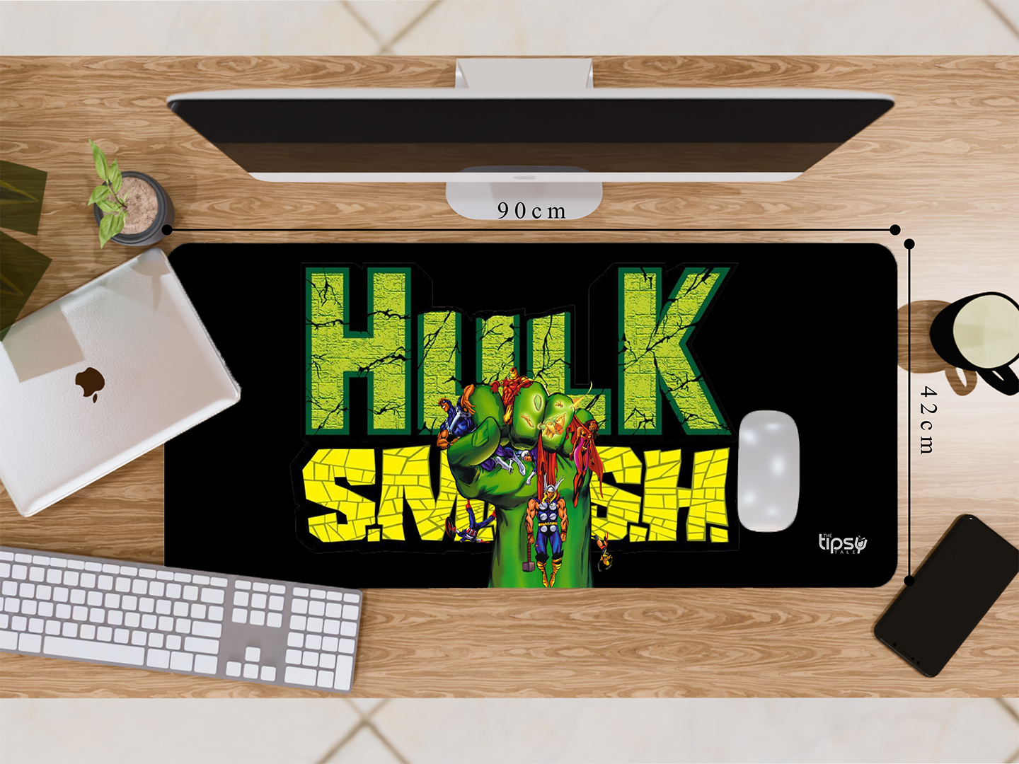 "HULK SMASH- MARVEL" Gaming Mousepad Elevate Your Gaming Experience