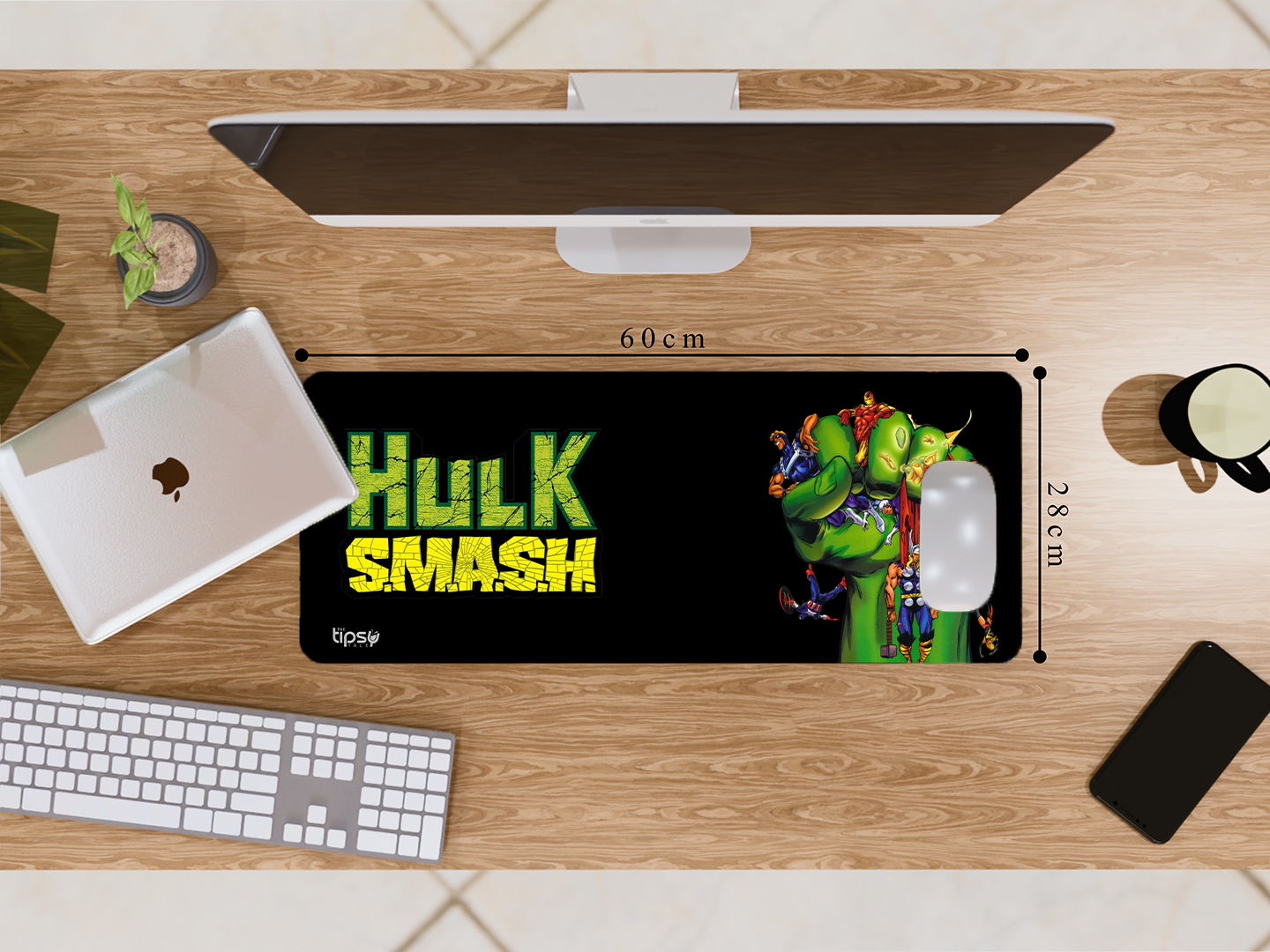 "HULK SMASH" Gaming Mousepad Elevate Your Gaming Experience