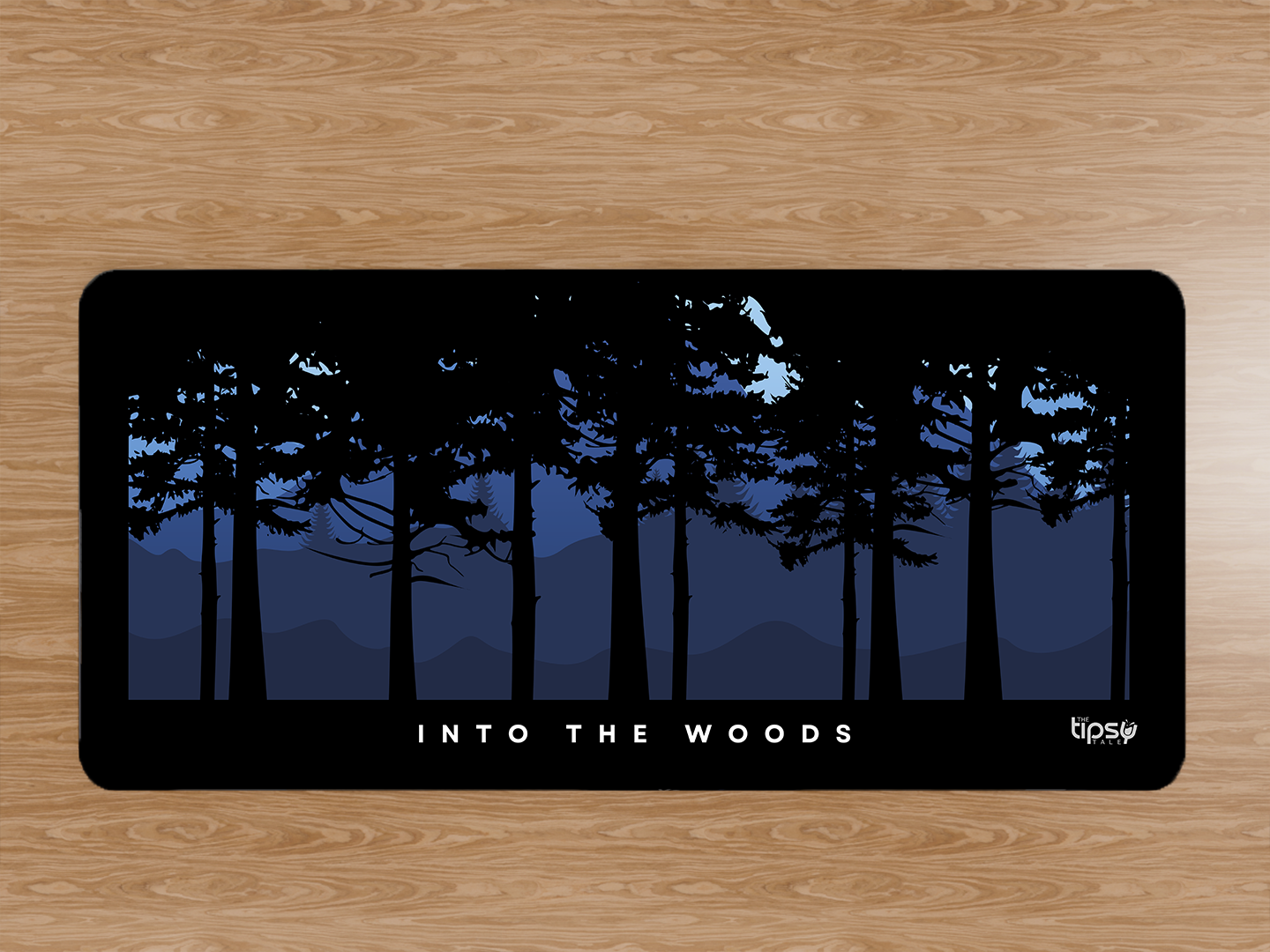 "INTO THE WOODS-ADVENTURE" Gaming Mousepad- Elevate Your Gaming Experience