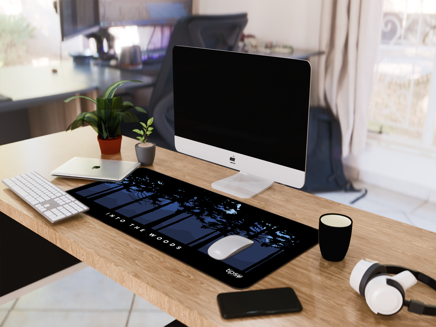 "INTO THE WOODS-ADVENTURE" Gaming Mousepad- Elevate Your Gaming Experience
