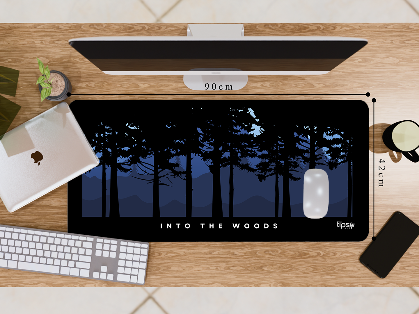 "INTO THE WOODS-ADVENTURE" Gaming Mousepad- Elevate Your Gaming Experience